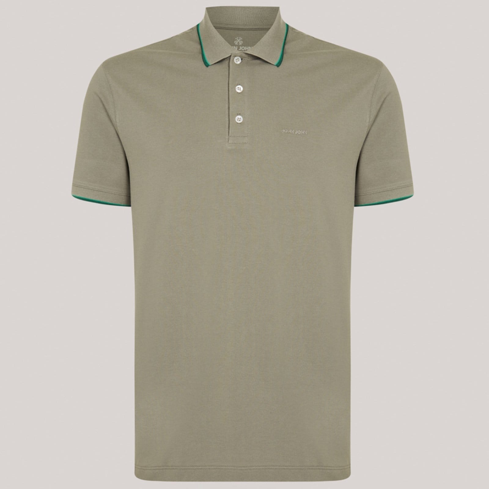 Camisa Polo John John Regular 2 Lines Pr26 Masculino