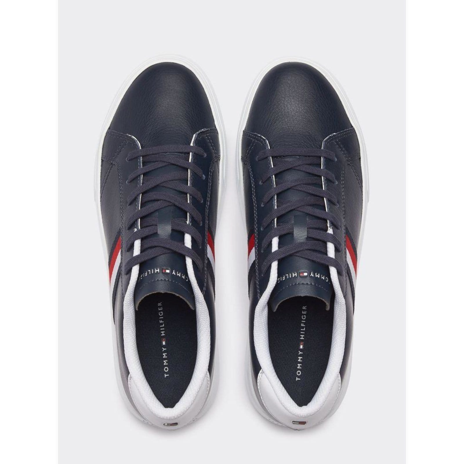 Vista 2 Tênis Faixa Lateral Masculino - Tommy Hilfilger Tommy Hilfiger azul marinho