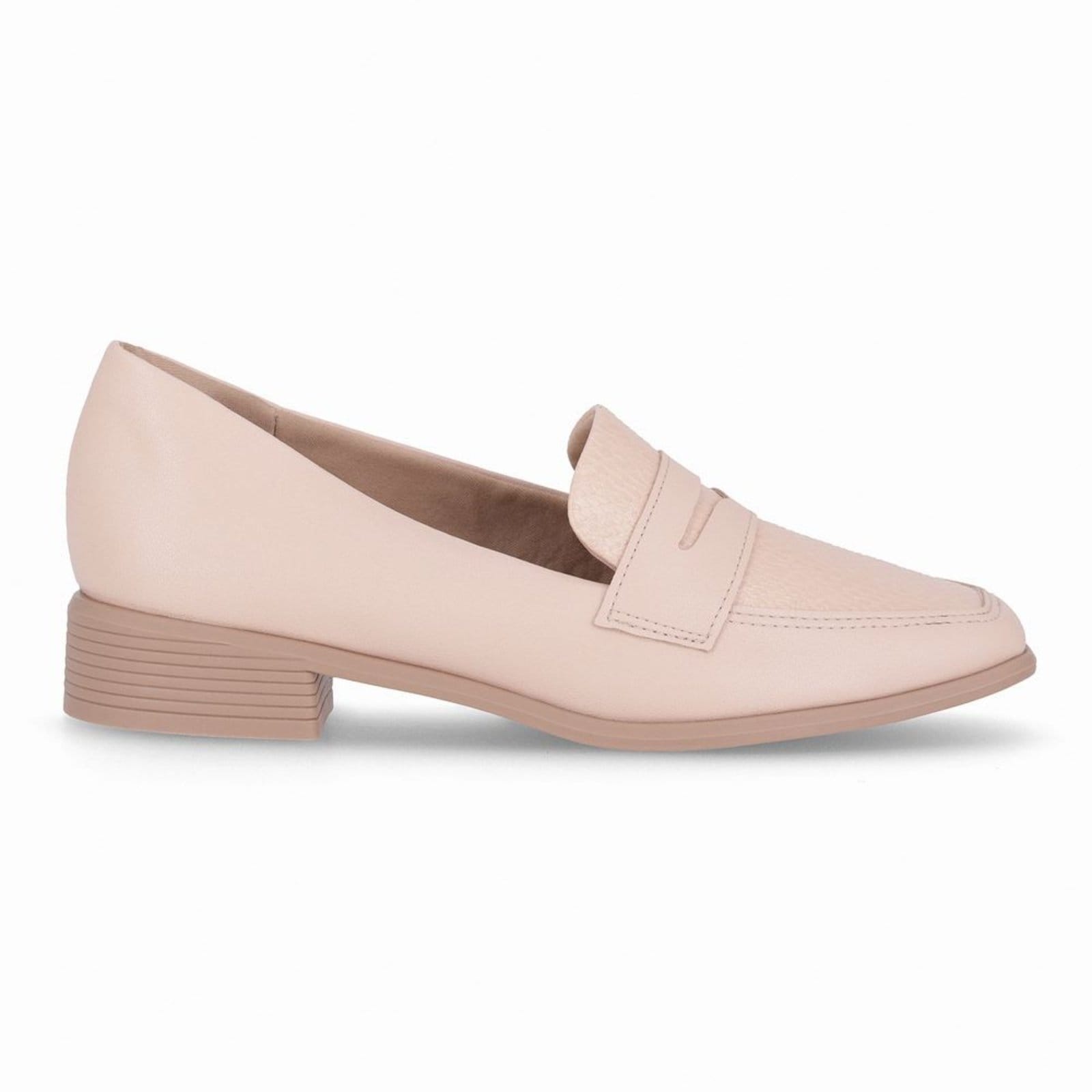 Loafer Giovanna Salto Baixo Rose