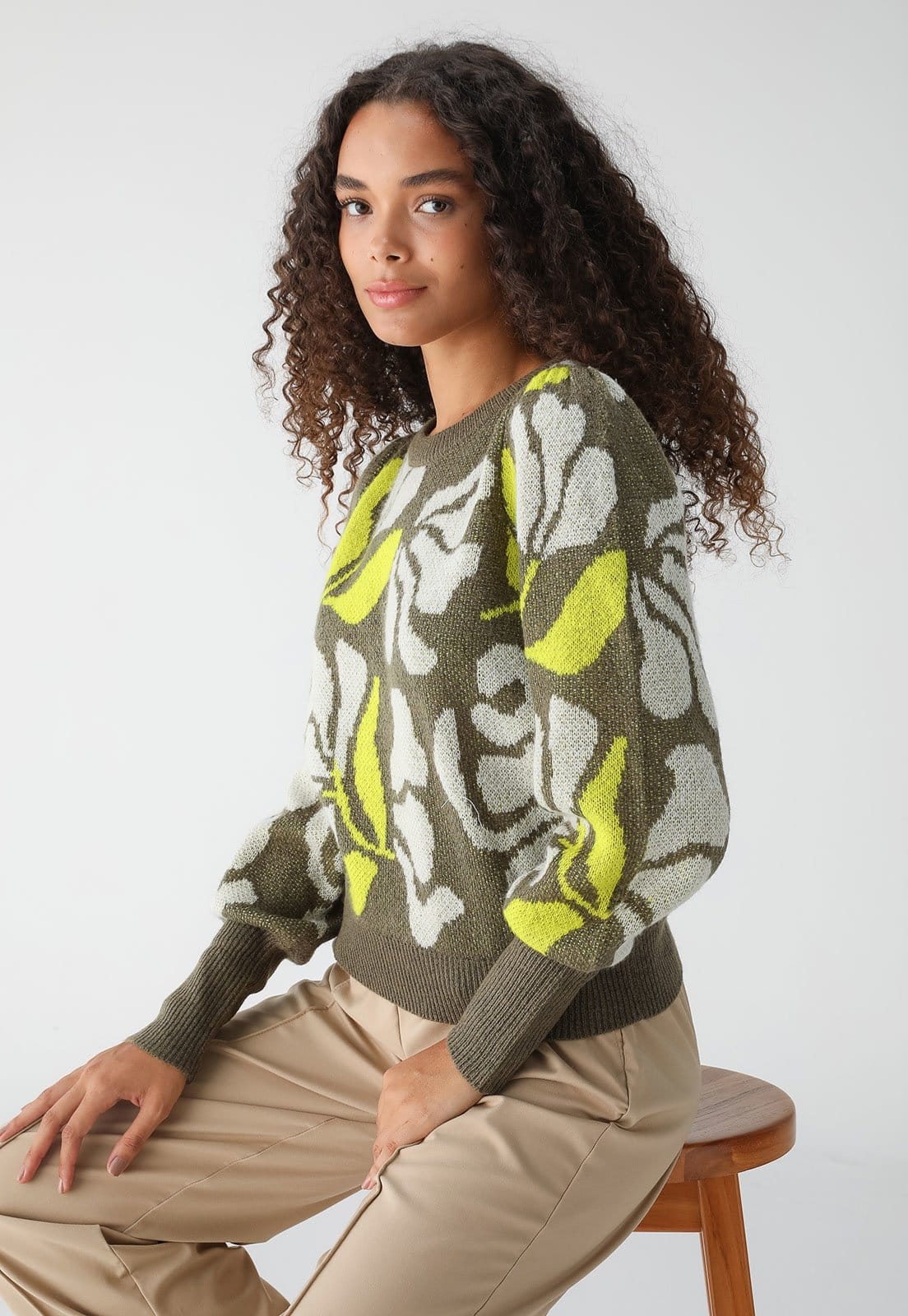 Suéter Tricot Vero Moda Estampado