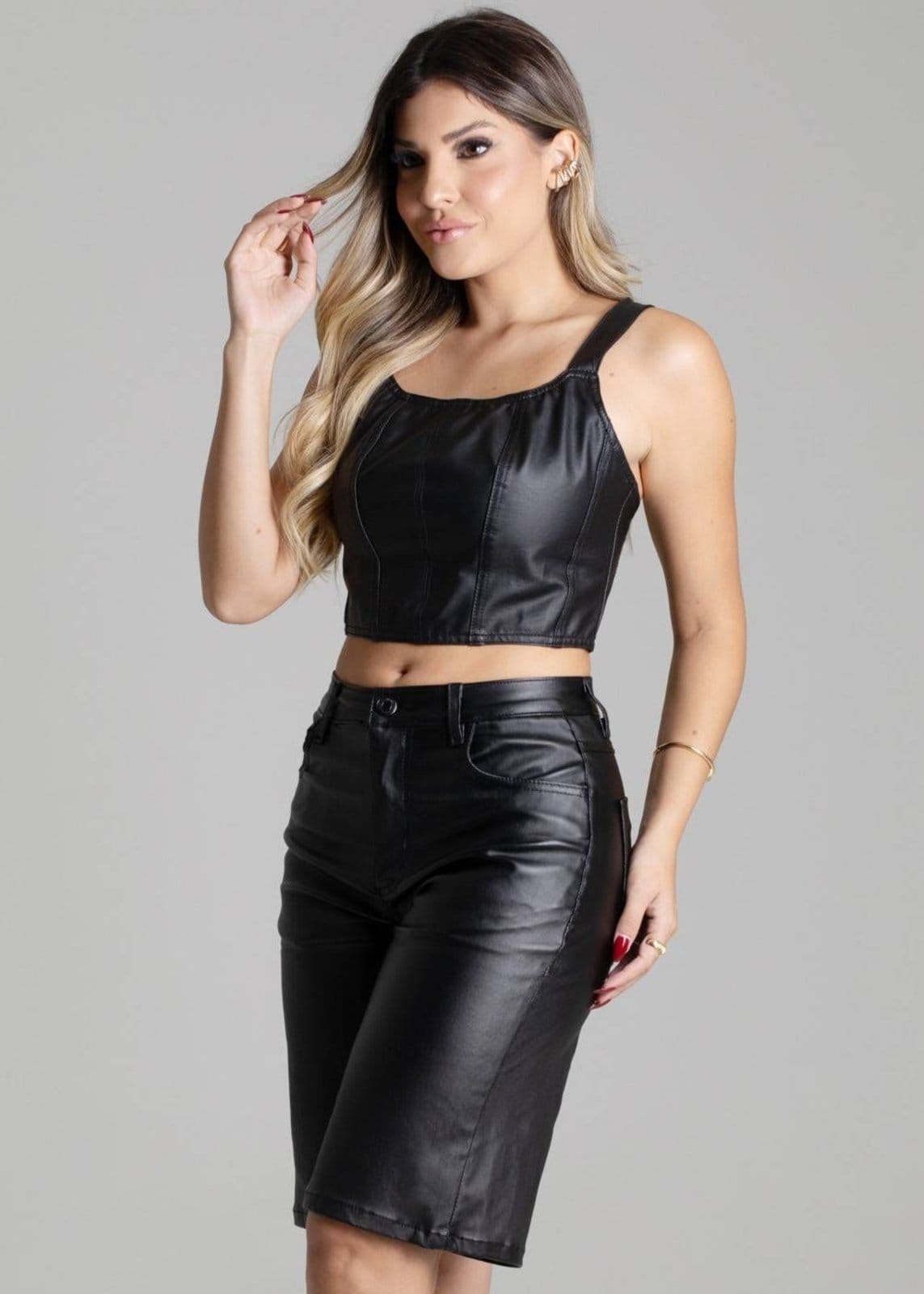 Vista 2 Bermuda Bengaline Sawary - 277147 Sawary preto