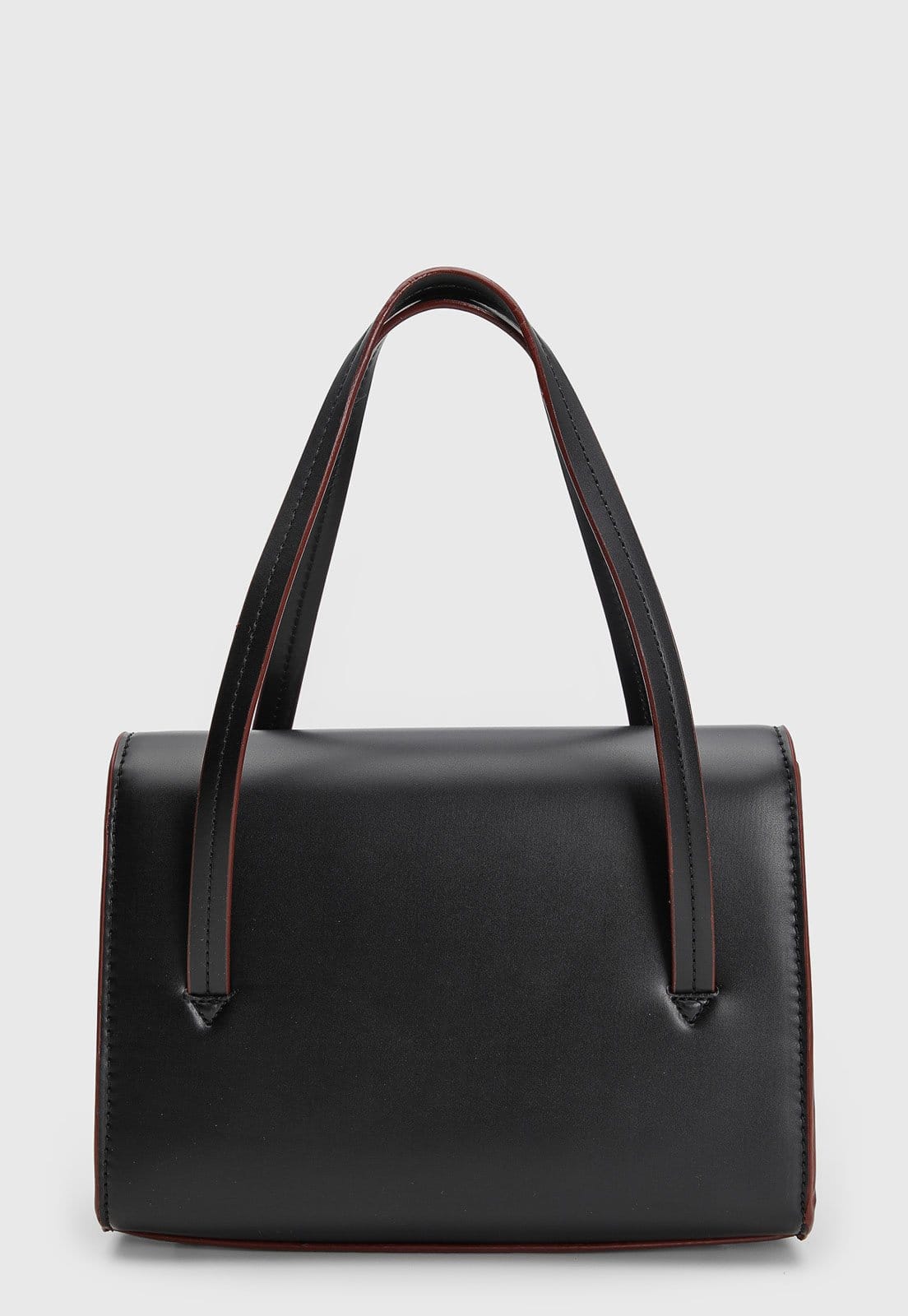 Bolsa Grande Feminina Santa Lolla Detalhe Bordas Preta