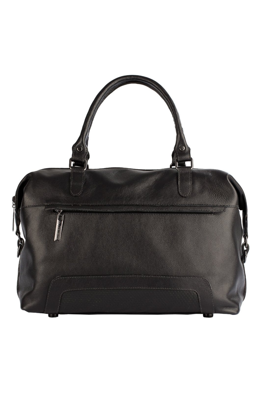 Mala de bordo em couro Firenze - Preta