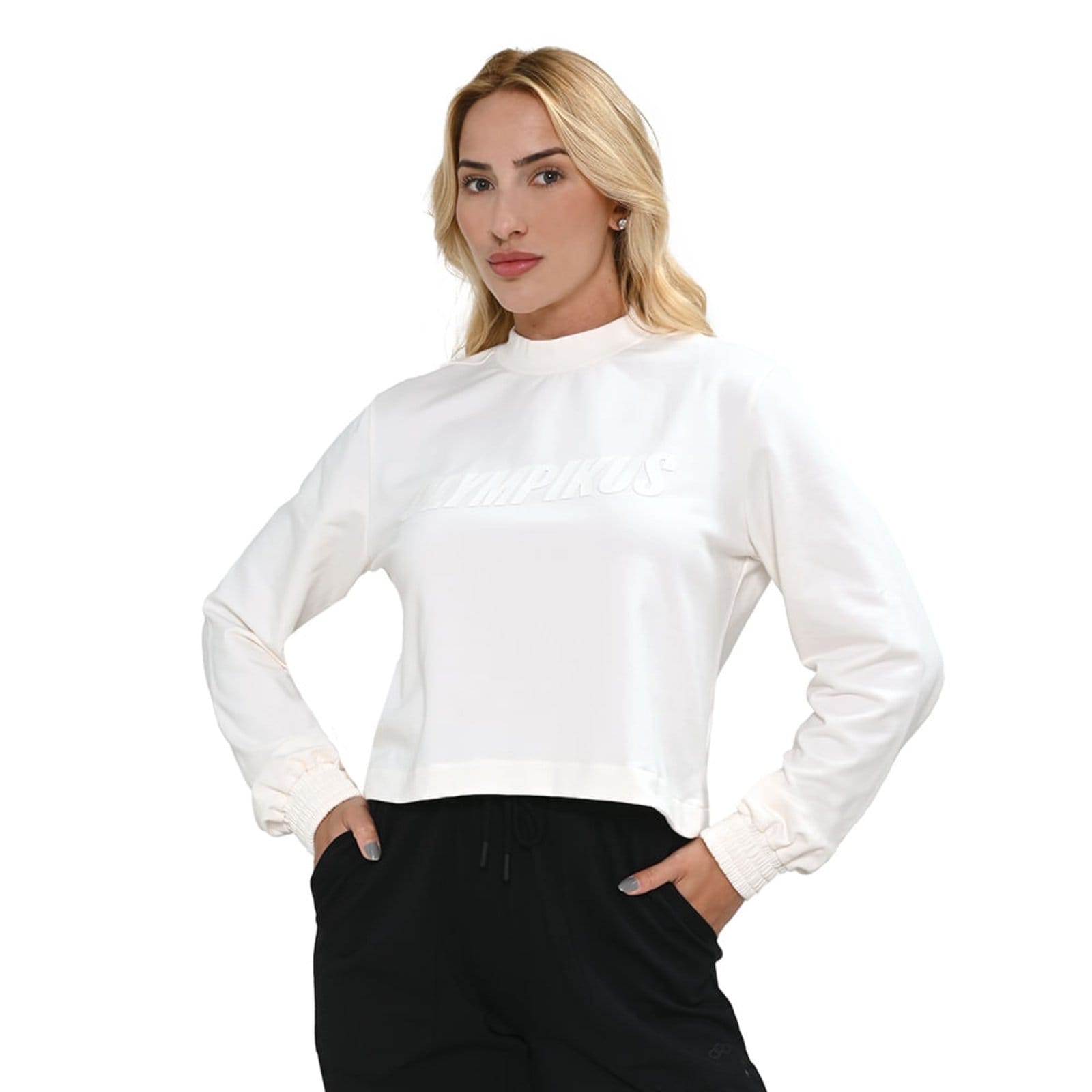 Vista 2 Moletom Comfy Box Olympikus Feminino GG OLYMPIKUS bege