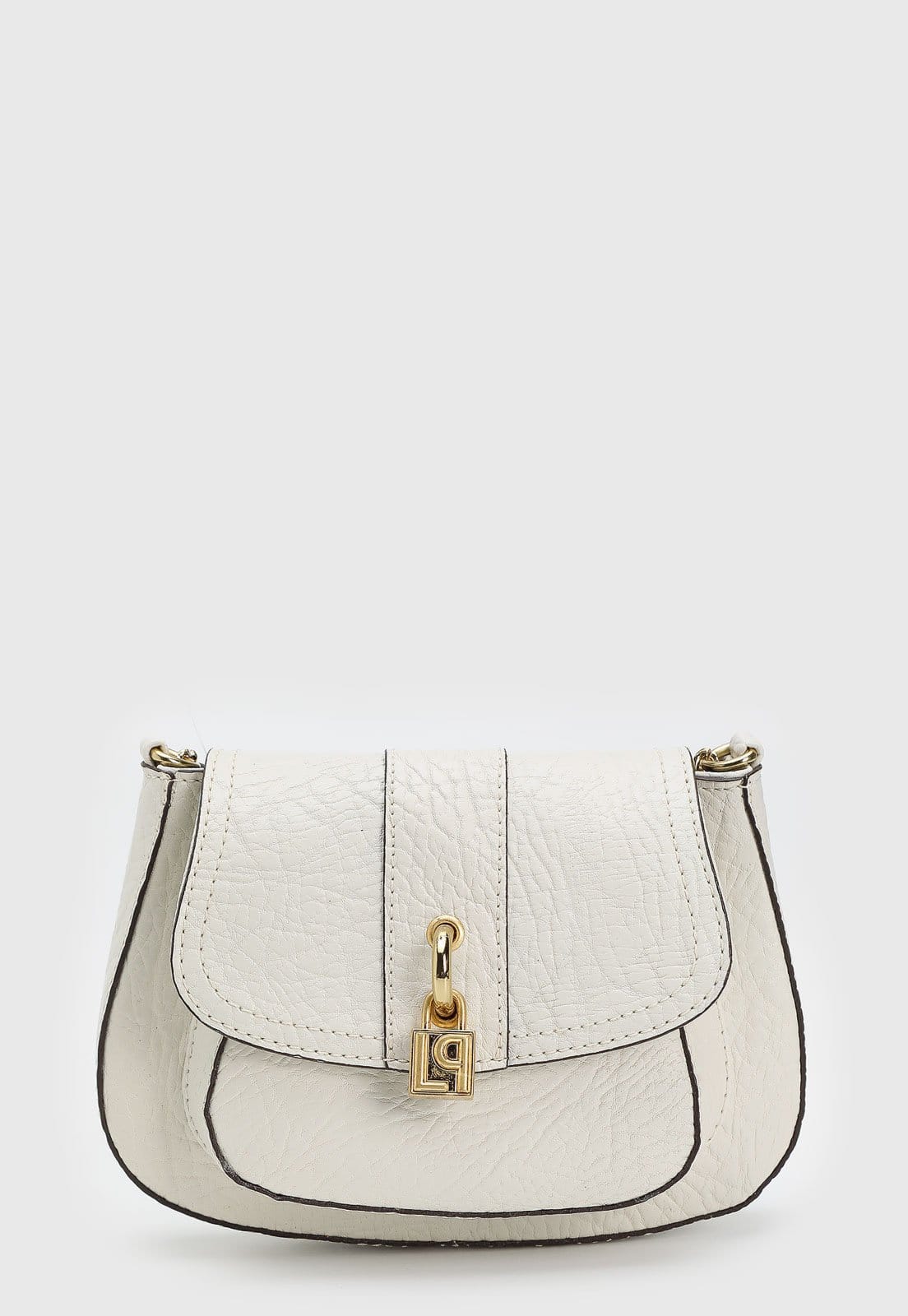 Bolsa Feminina Lança Perfume Corrente Off-White