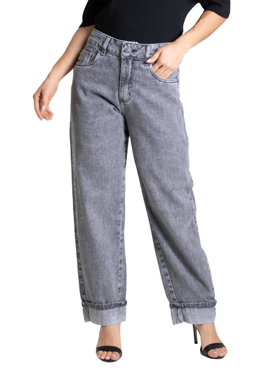 Calça Jeans Sawary Barrel - 280058