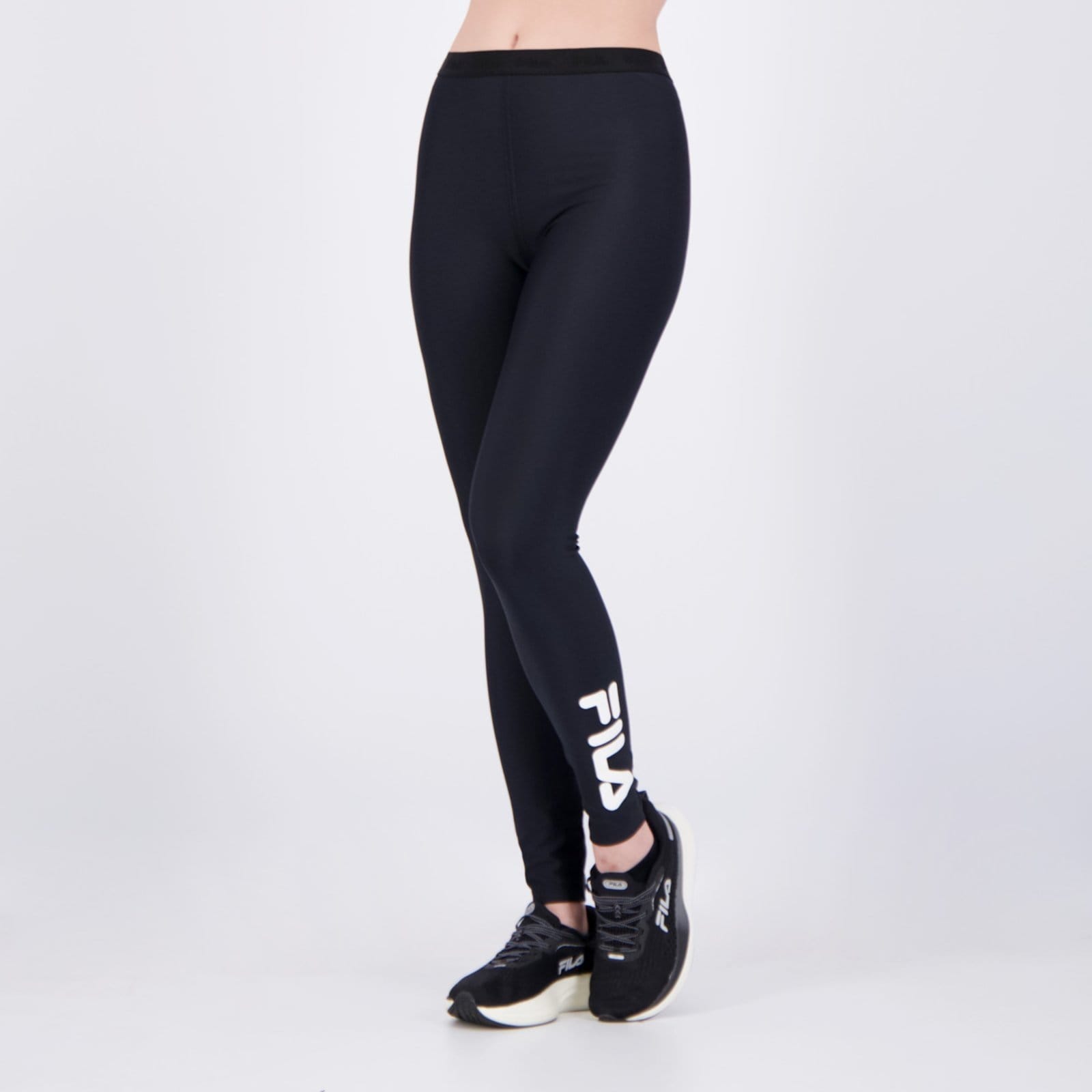 Calça Legging Fila Train Elastic V Feminina Preta
