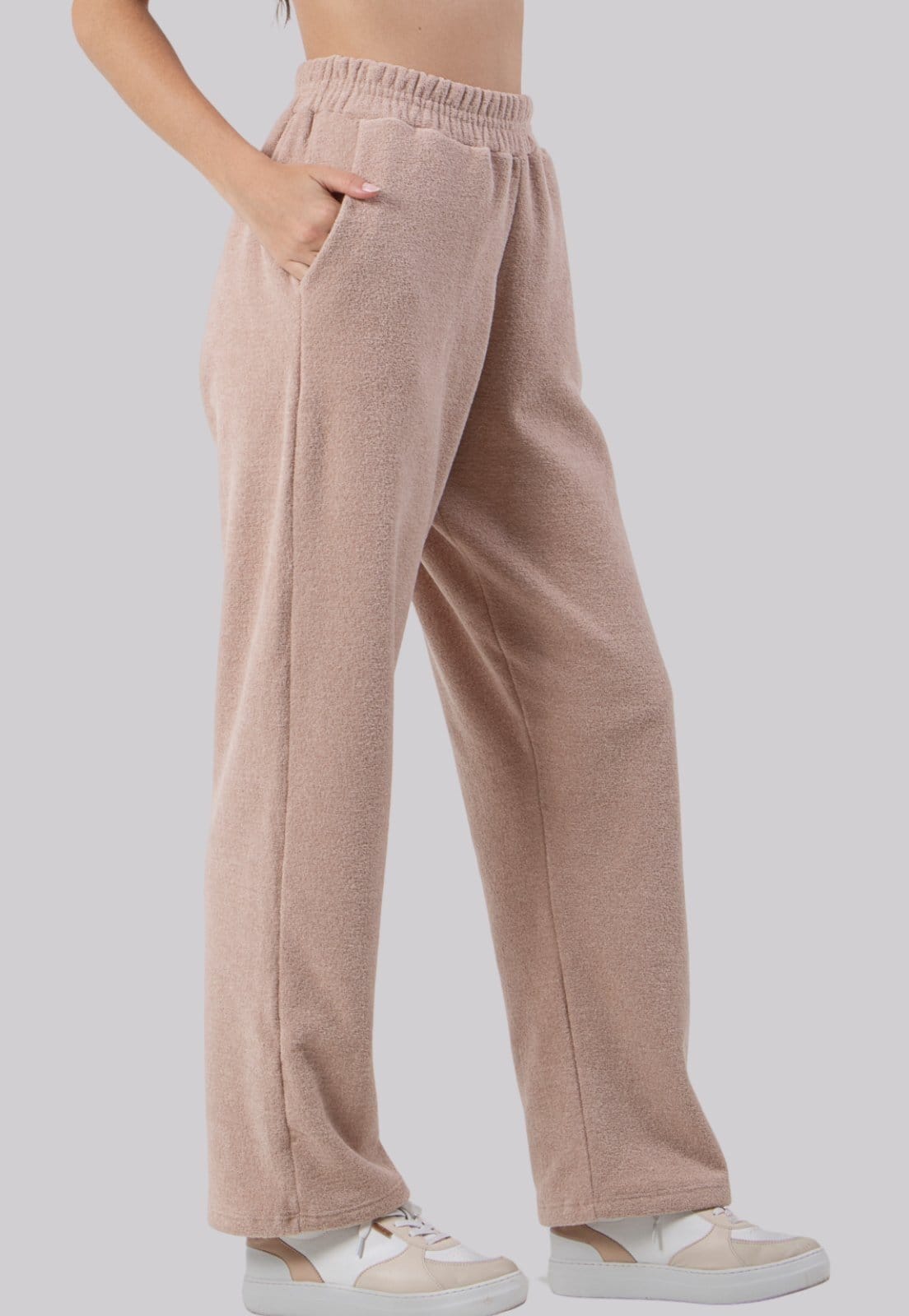 Vista 2 Calça Soft Peluciada Rioutlet nude
