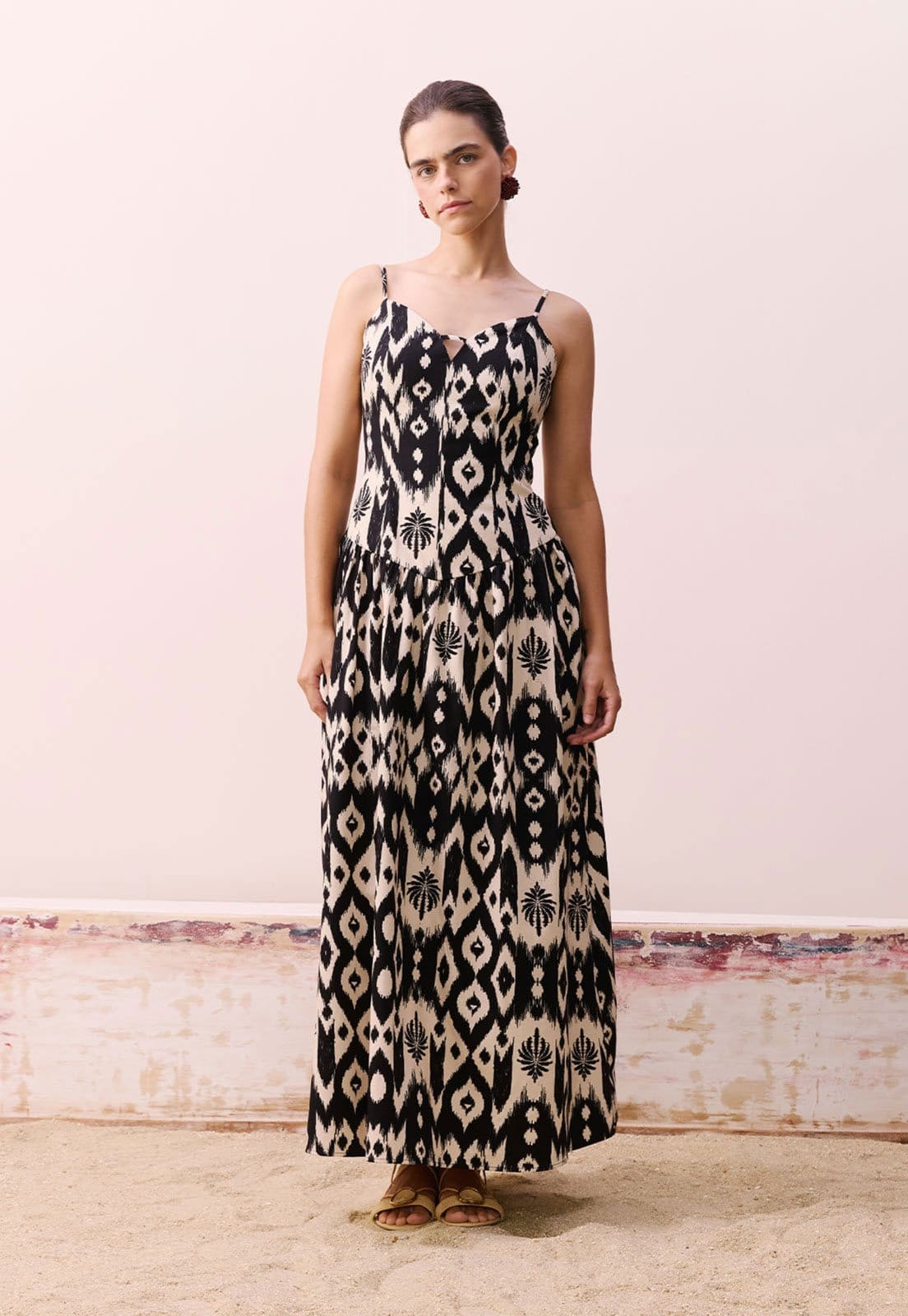 Vestido CaCay Longo Drop Waist