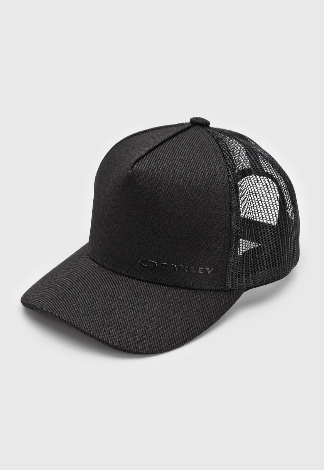 Vista 2 Boné Aberto Oakley Aba Curva Mod Trucker Hat Oakley preto