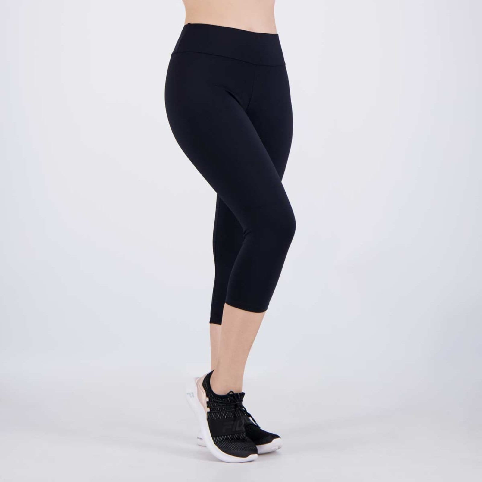 Vista 2 Calça Legging Selene Corsário Feminina Preta SELENE preto