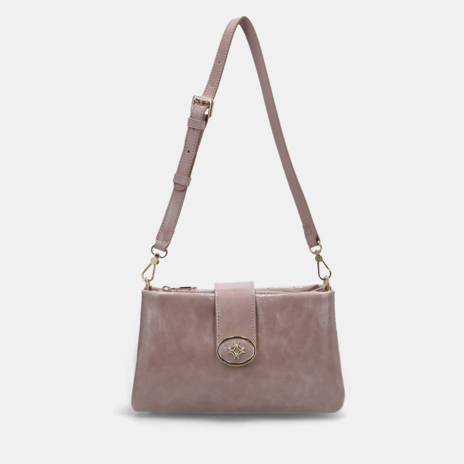 Bolsa Tiracolo Média Luz da Lua - 2000541 Luz Da Lua