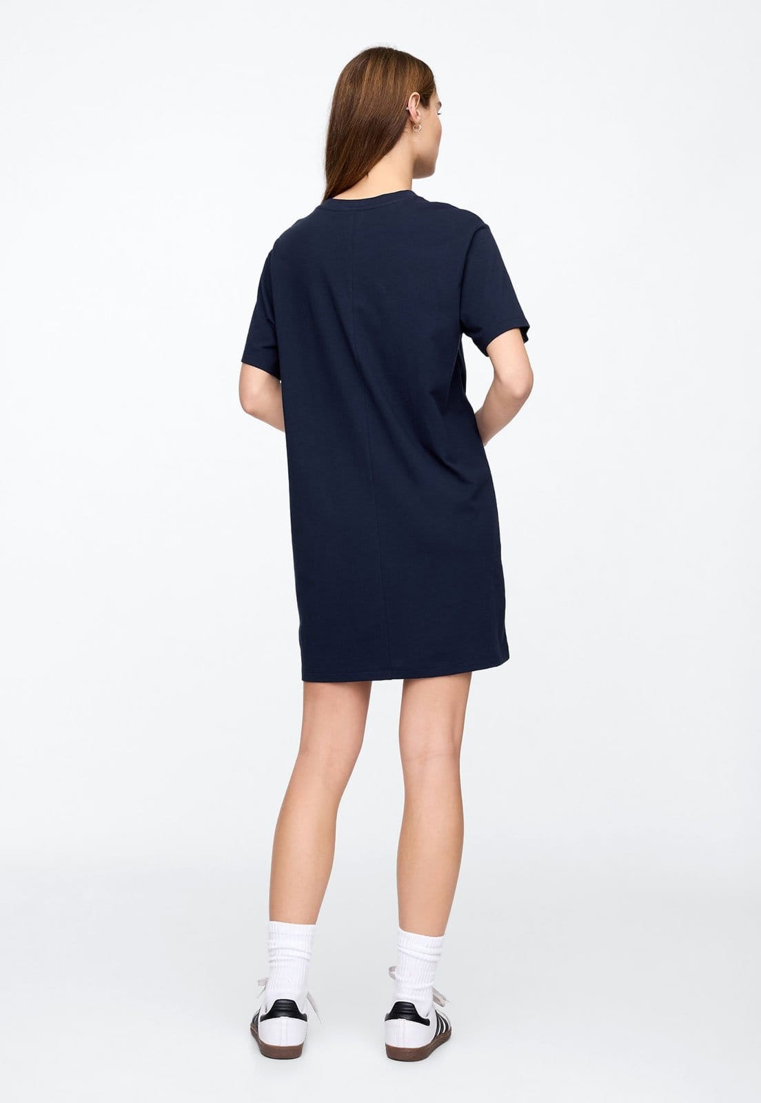 Vista 2 Vestido GAP Curto Logo Azul-Marinho GAP azul marinho