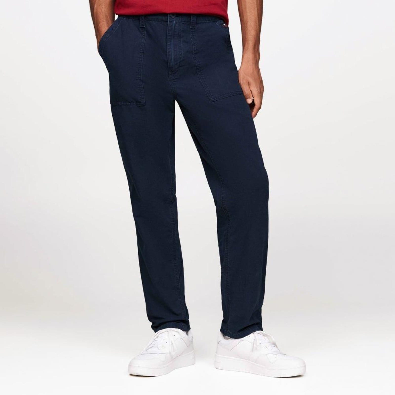 Vista 2 Calça Chino Canvas Tommy Jeans - 40 Tommy Jeans azul marinho