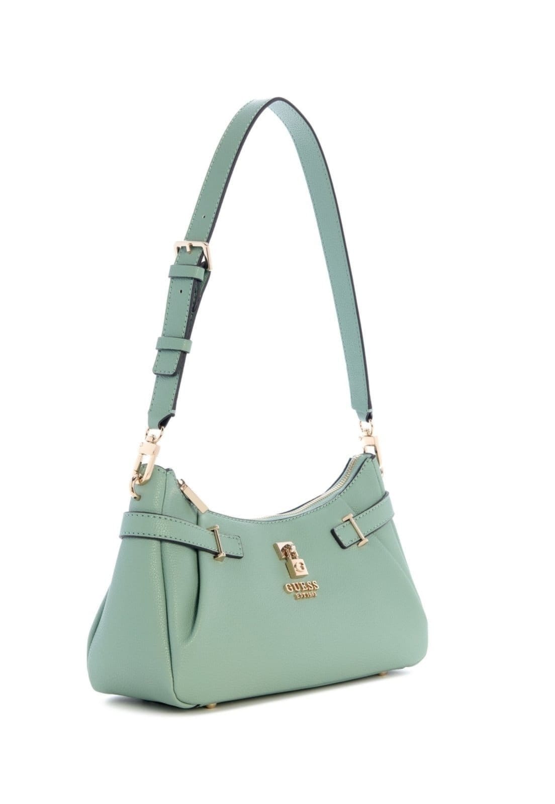 Vista 2 Bolsa Guess Yesba Shoulder Bag Claro Guess verde