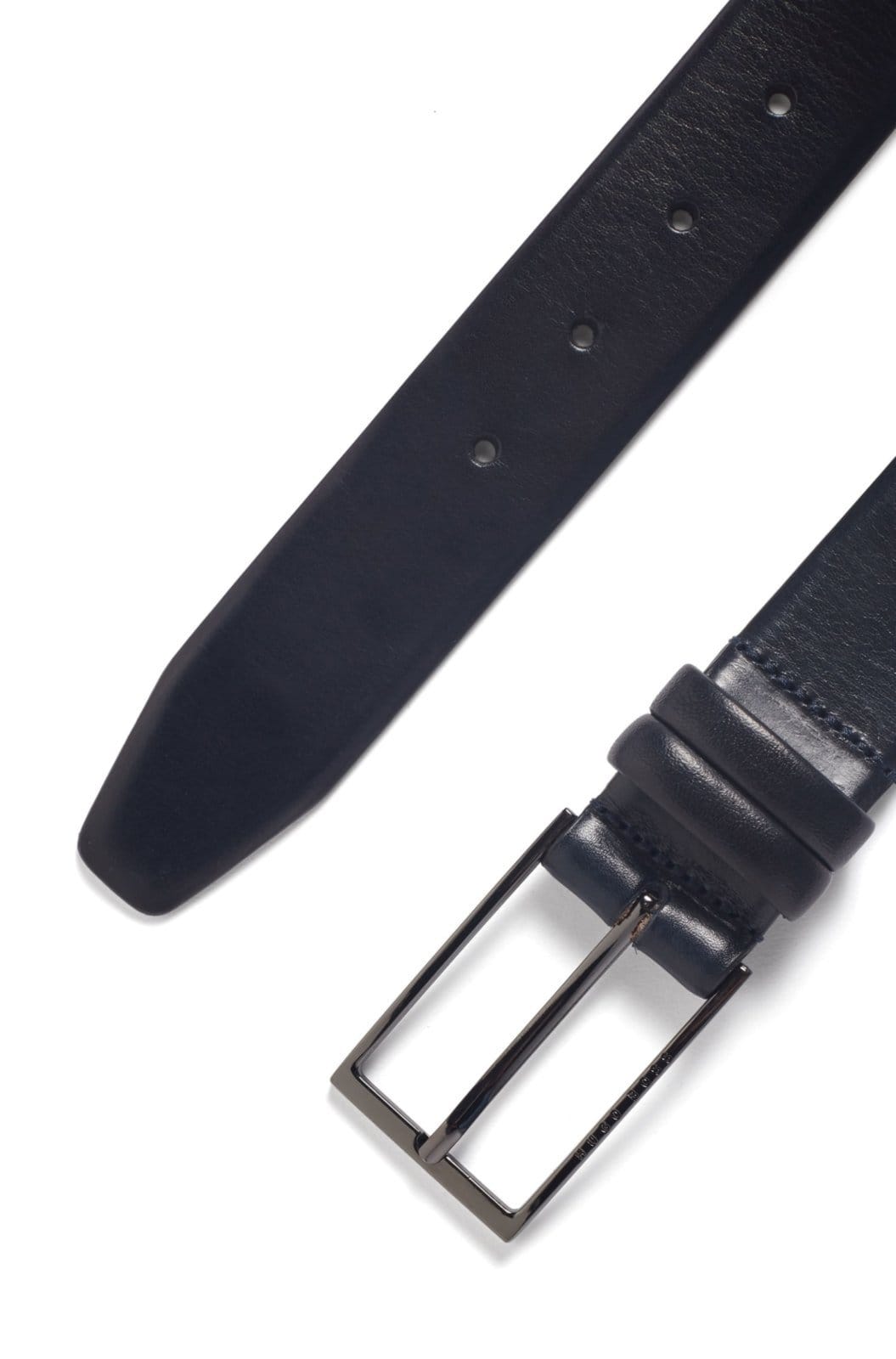 Cinto De Couro Vegetal Com Ferragens De Metal - 2