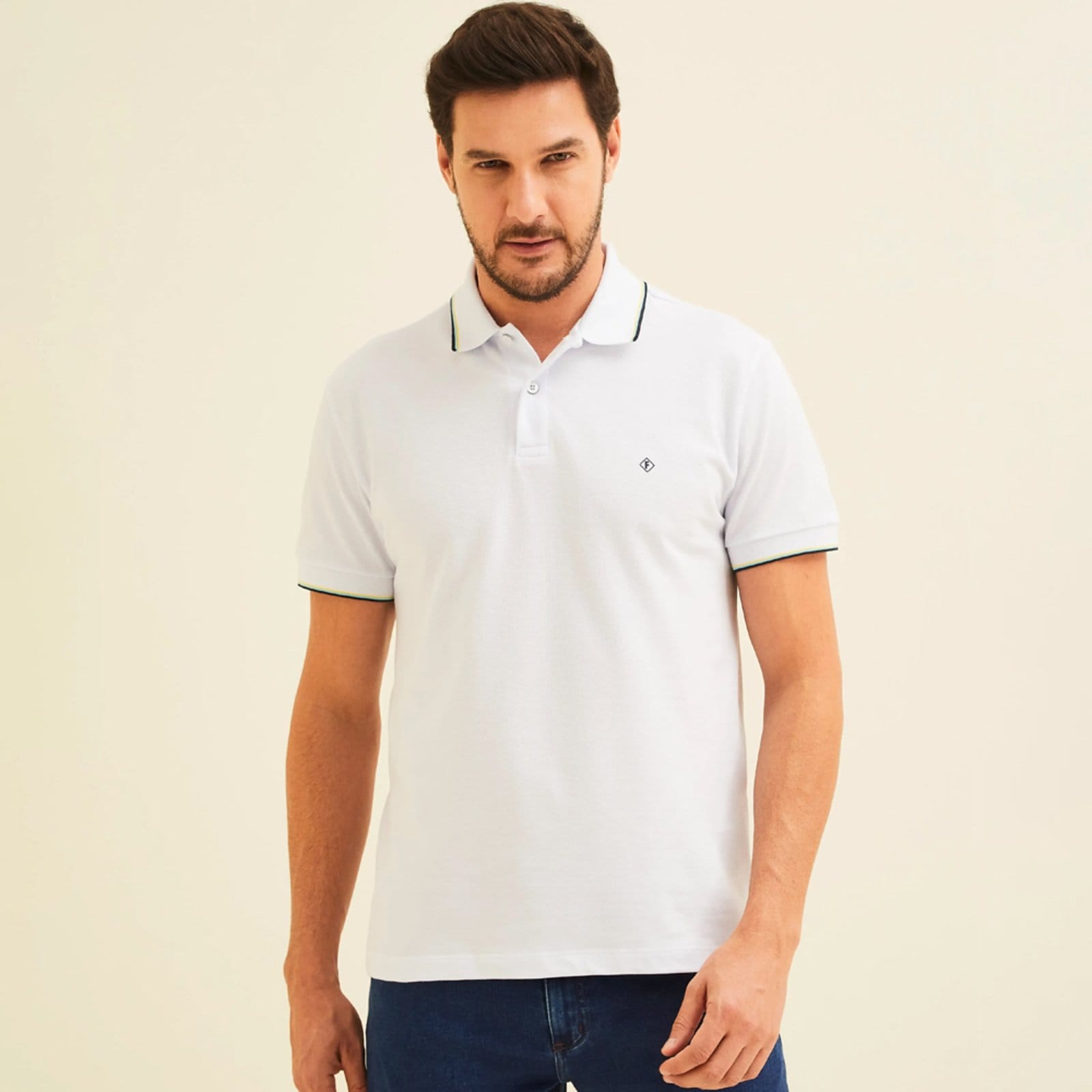 Camisa Polo Forum Triple Line Ve26 Masculino