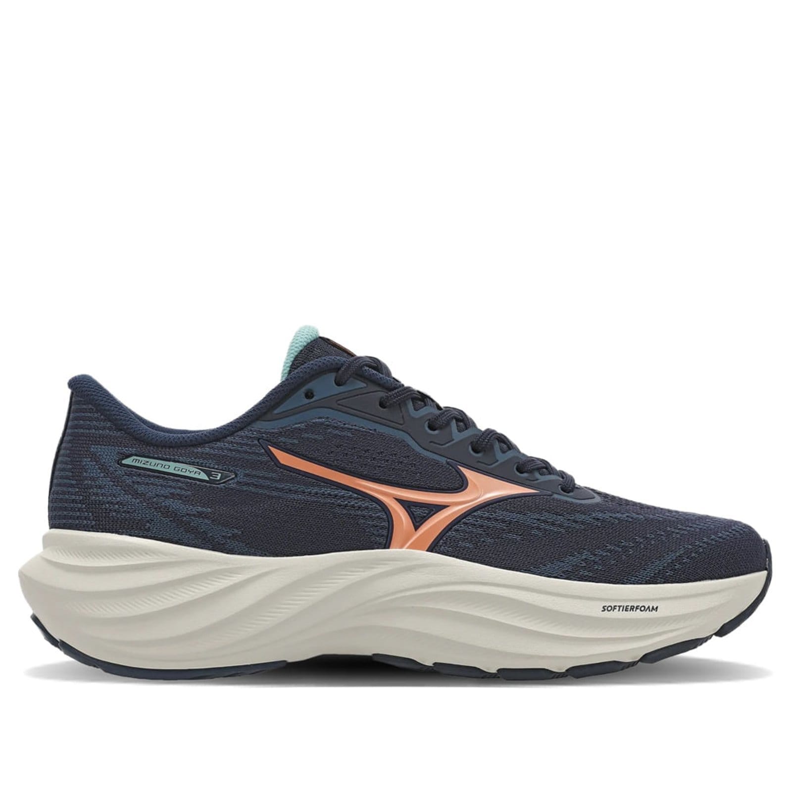 Tênis Feminino Mizuno Goya 3 Softierfoam Marinho/Laranja