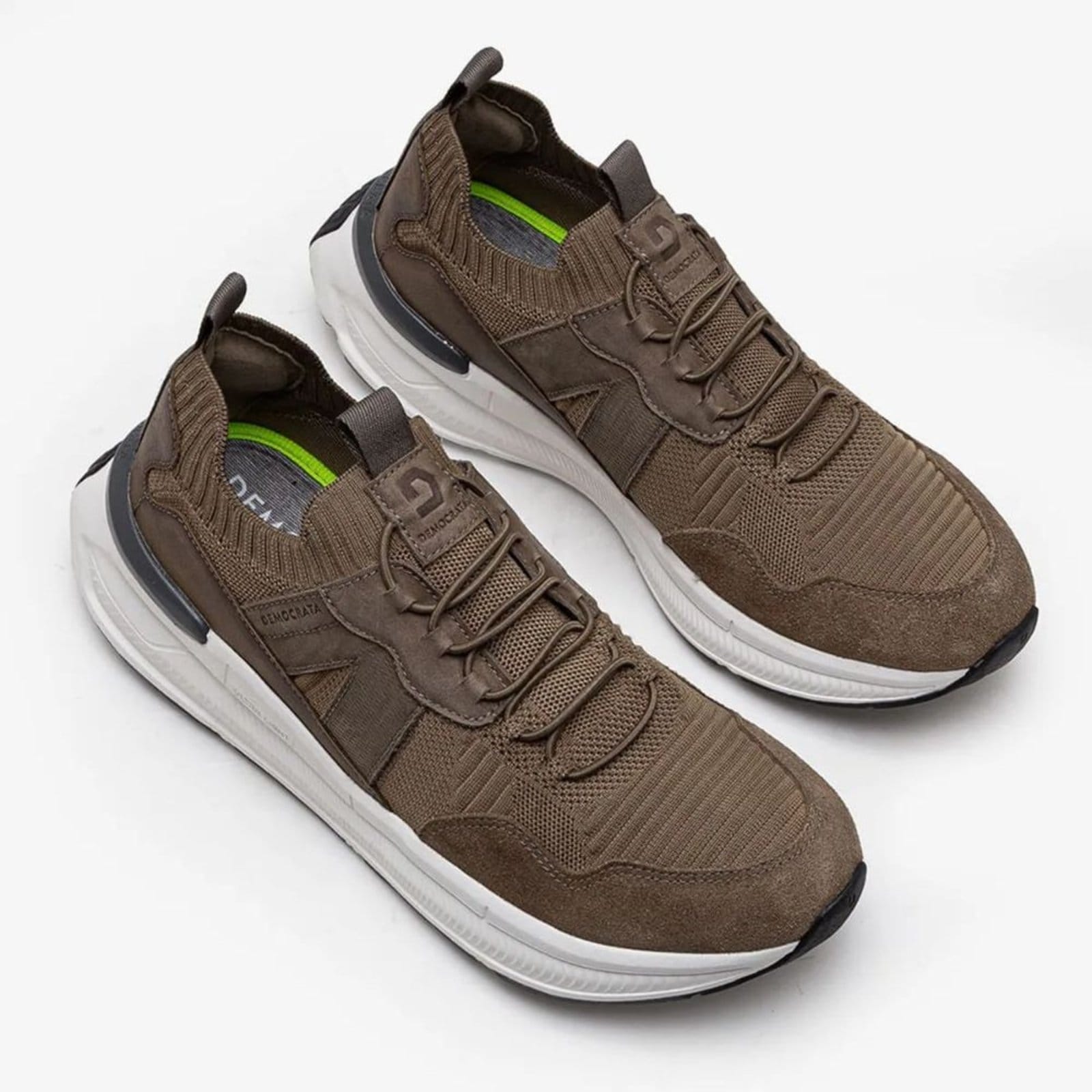 Vista 2 Sapatenis Democrata 527103 Masculino BR SPORTS bege