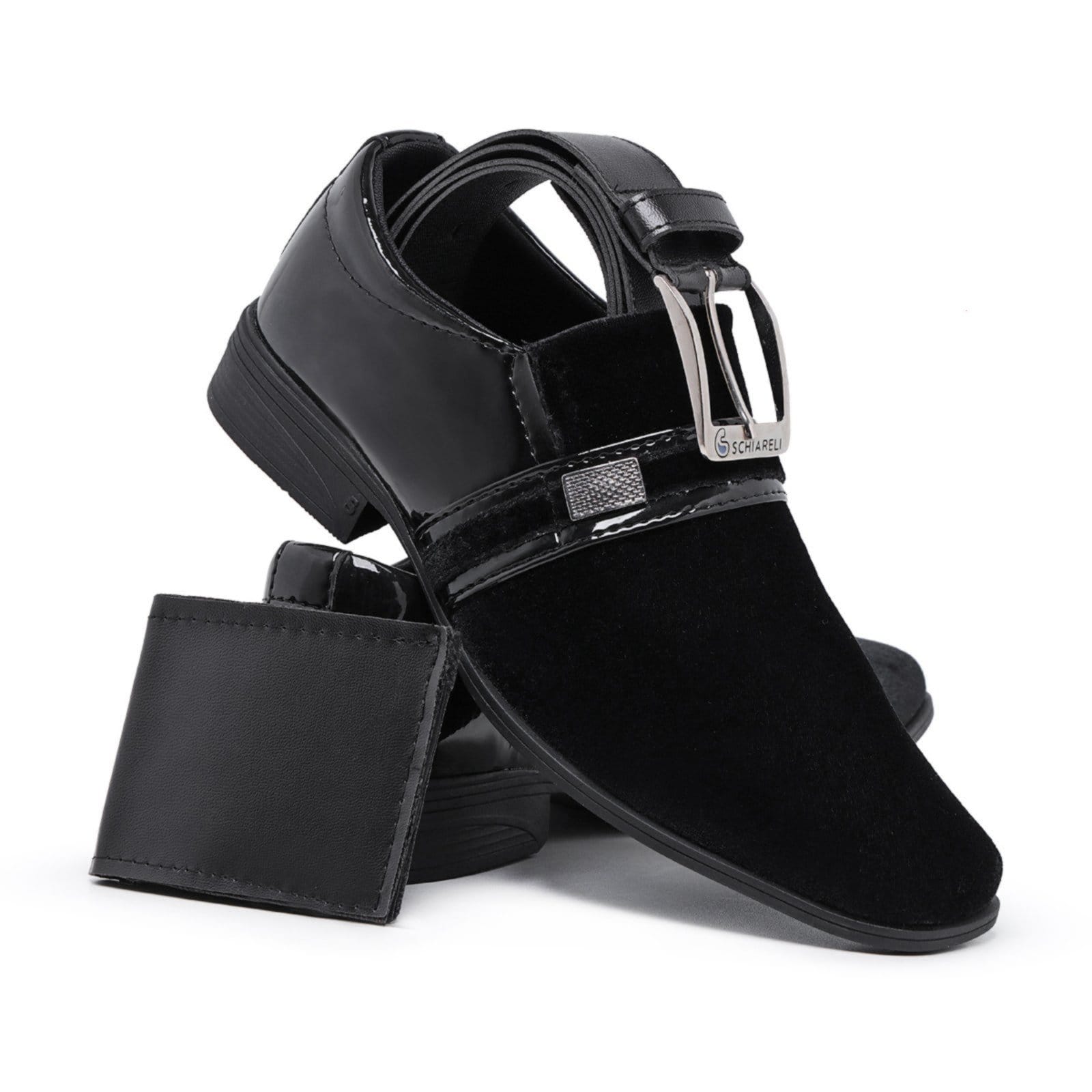 Kit Sapato Social Masculino Cinto e Carteira Trabalhar Sair Casamento Schiareli 108