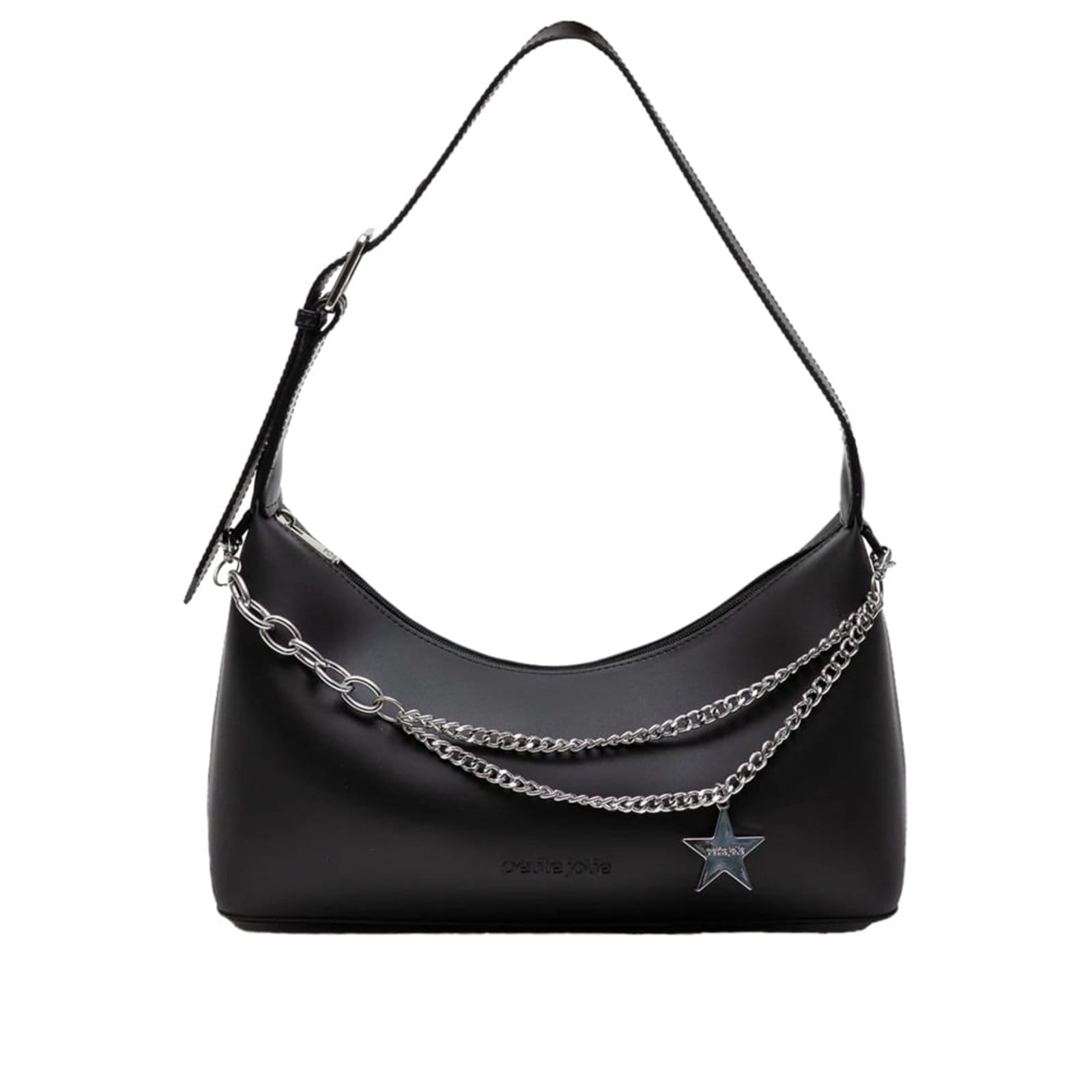 Bolsa Feminina Petite Jolie Baguete Média Preta