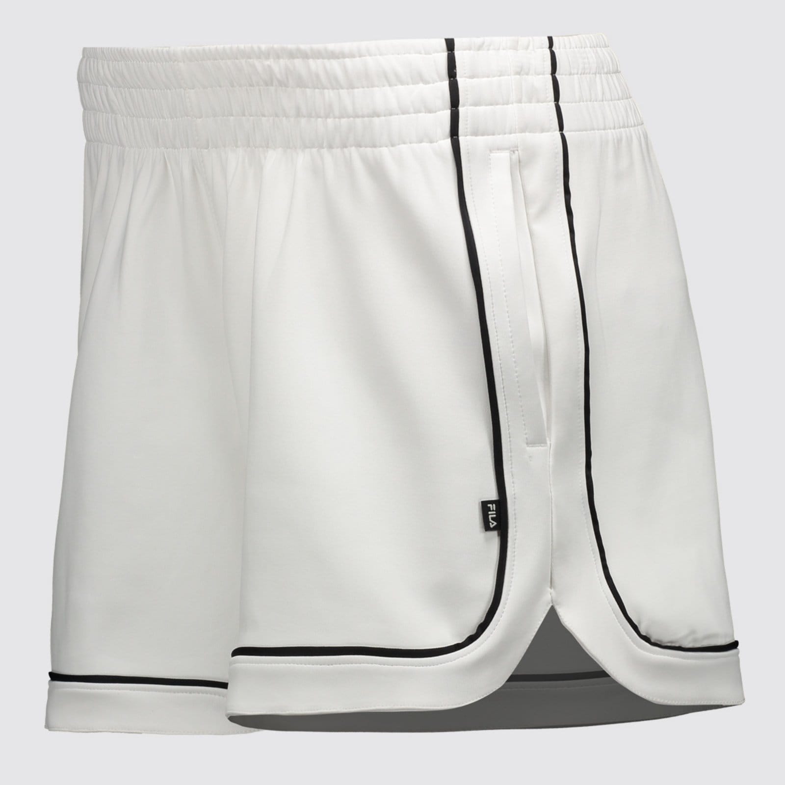 Vista 2 Shorts Fila Piping Classic Sports Feminino Fila branco