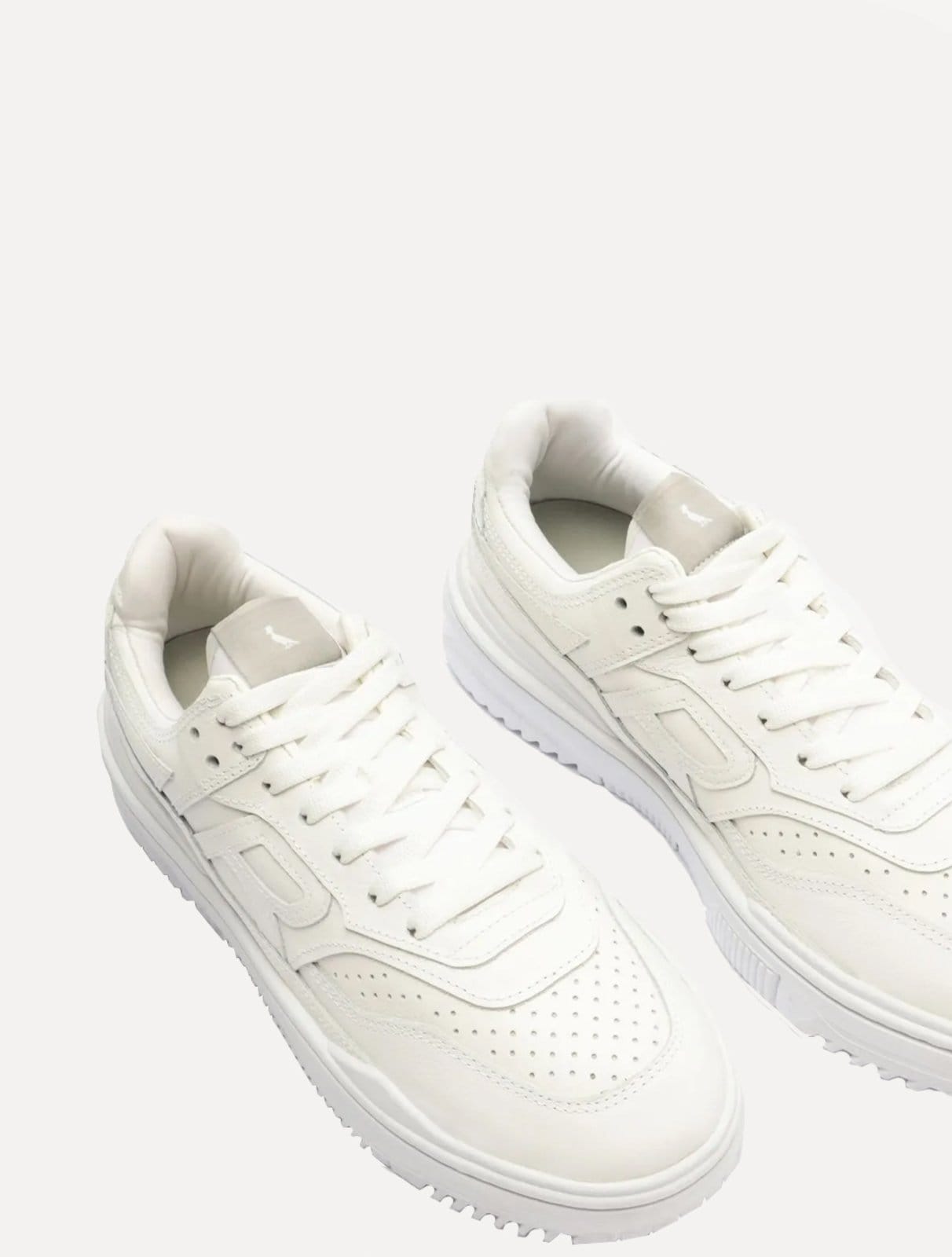 Vista 2 Tênis Reserva Masculino Couro Casual R-Broox Reserva branco