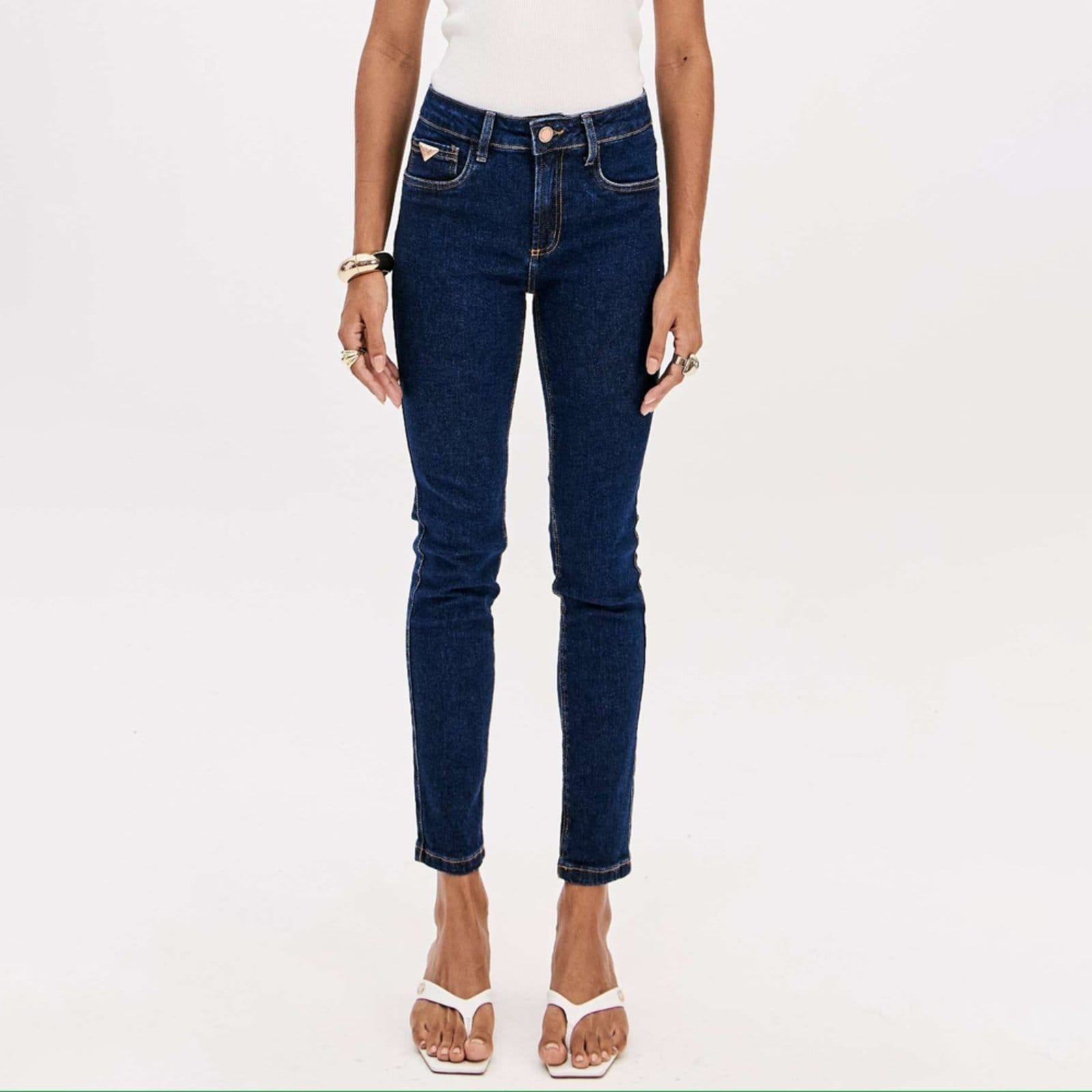 Calça Jeans Lança Perfume Diana Skinny Ah Pr26 Feminino
