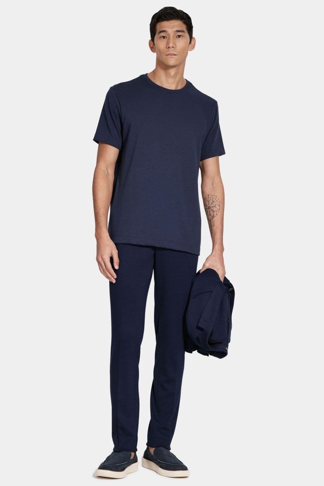 Tênis Aramis Aramis Couro Marinho