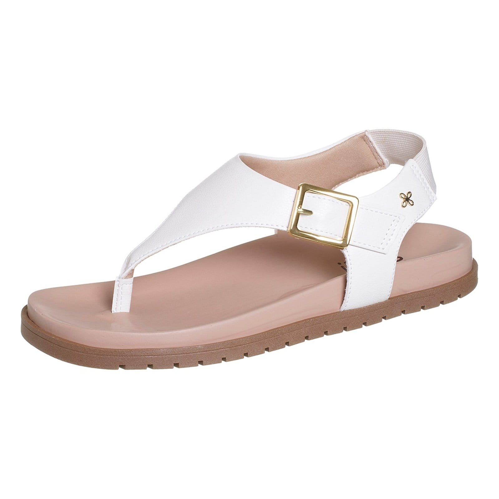 Sandália Feminina Fivela Flatform Softli Conforto Floater lux