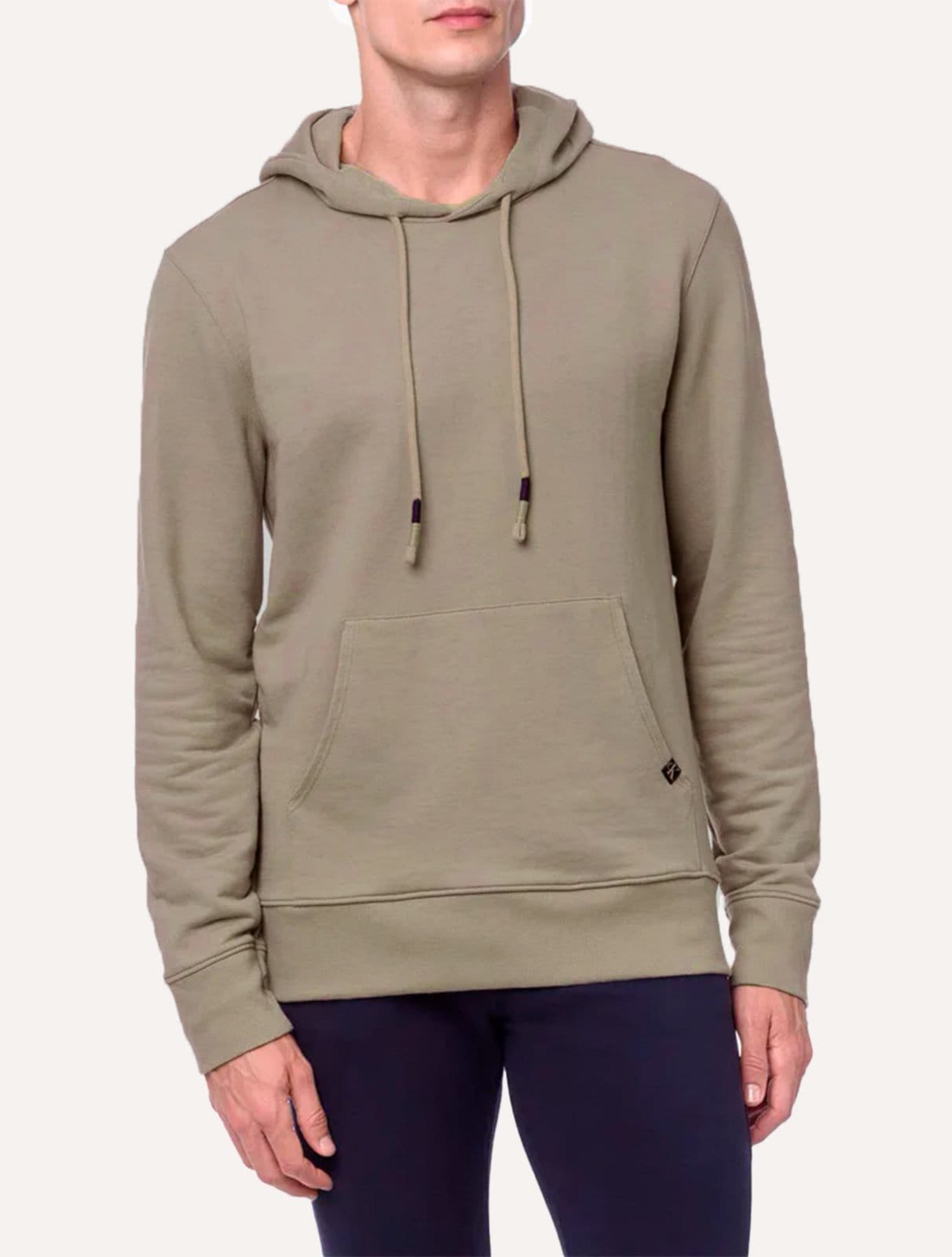Moletom Calvin Klein Jeans Masculino Hoodie Cargo Caqui Médio