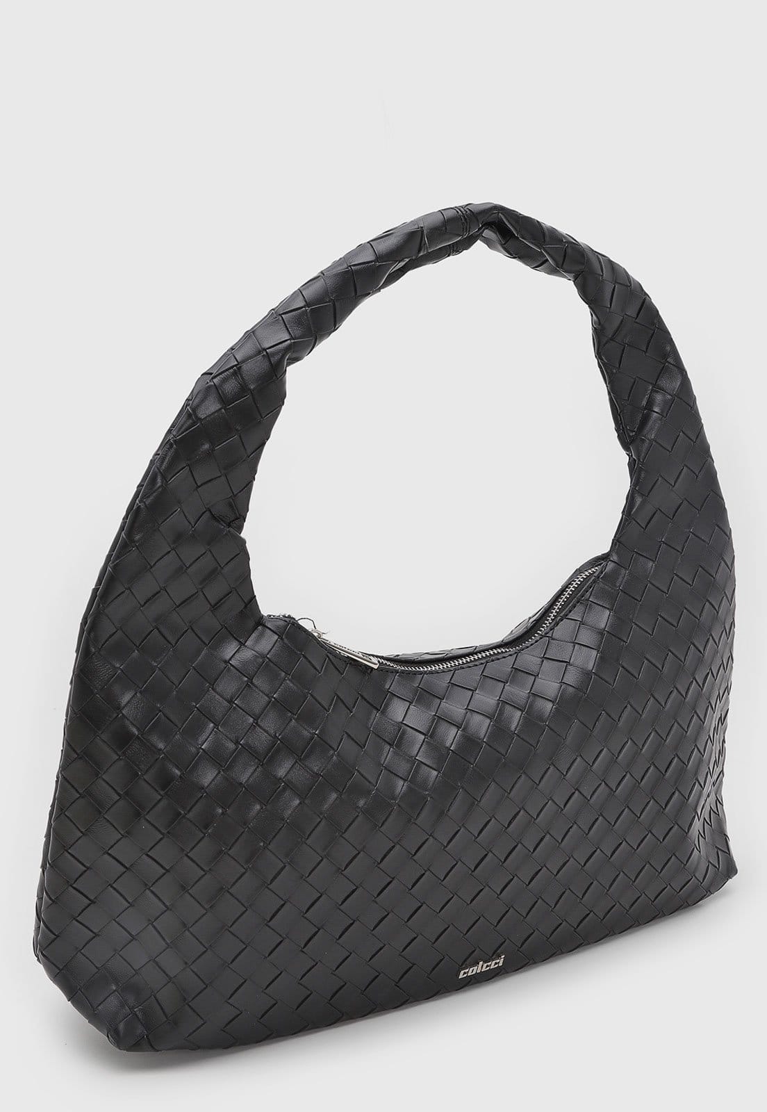 Vista 2 Bolsa Feminina Colcci Trama Preta Colcci preto