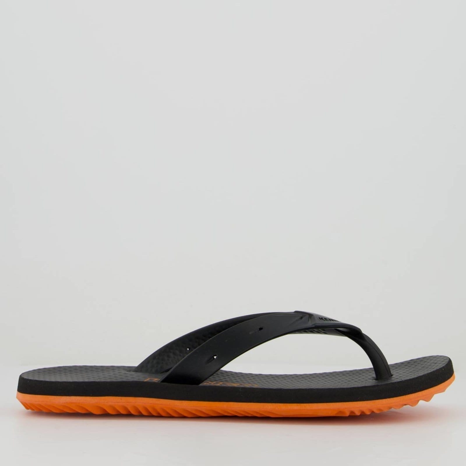 Vista 2 Chinelo Kenner New Summer e Laranja Kenner branco