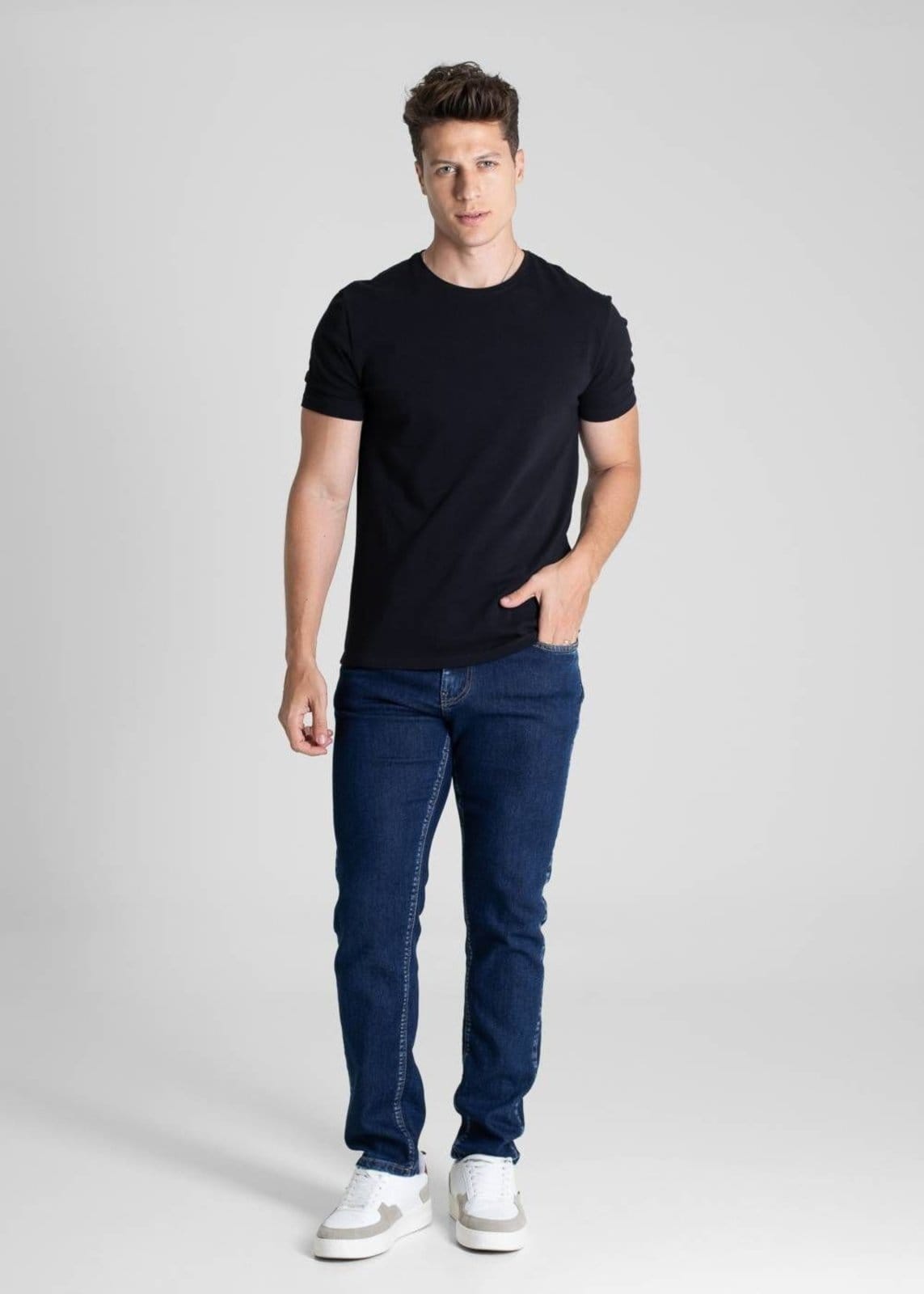 Vista 2 Calça Jeans Sawary Slim - 281163 Sawary azul