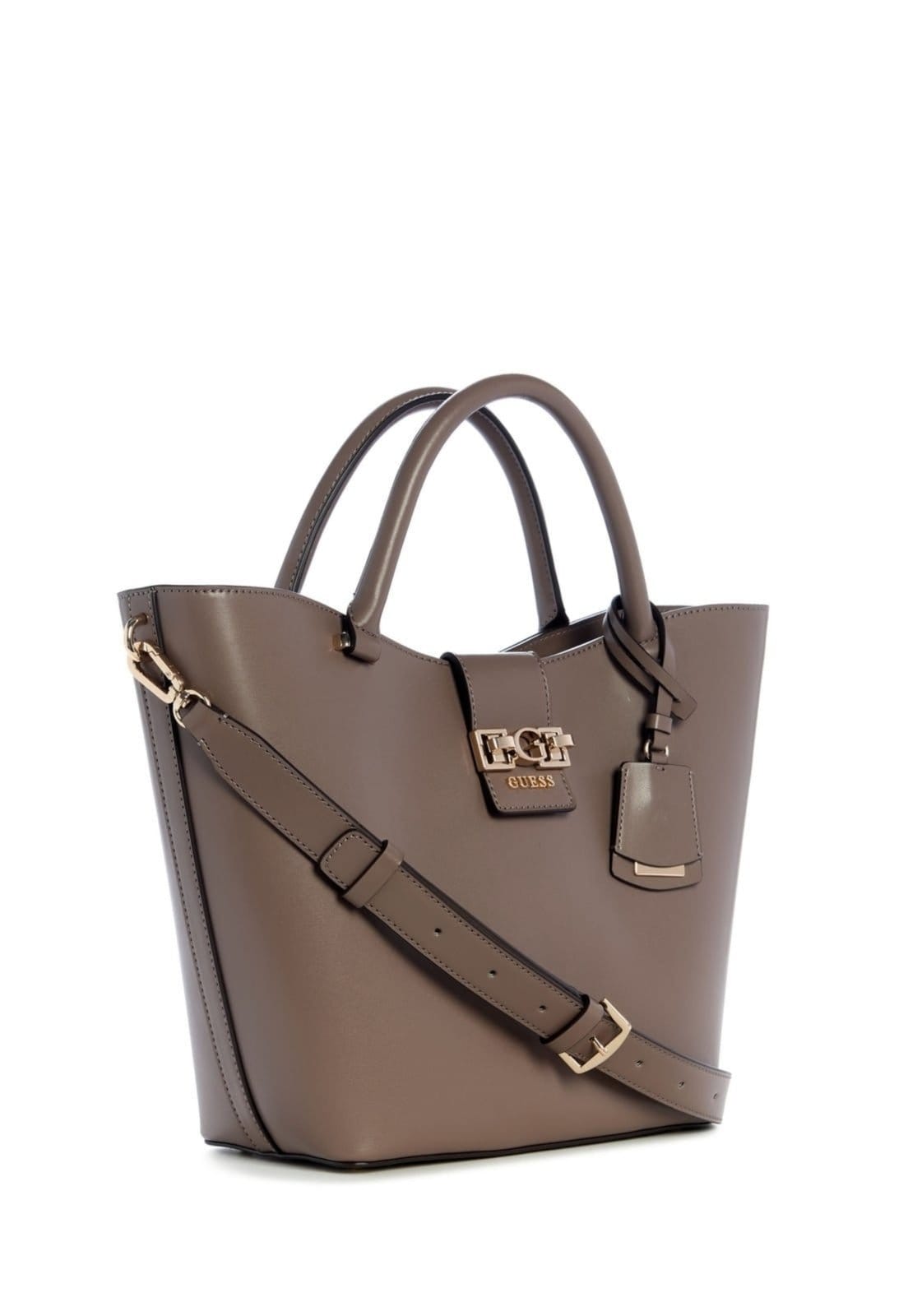 Vista 2 Bolsa Guess Jane Tote Bege Guess amarelo