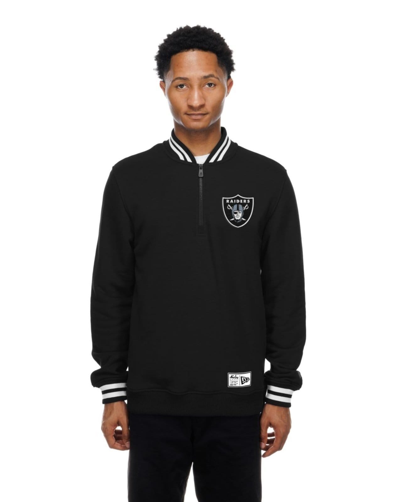Moletom New Era Quarter Zip Las Vegas Raiders