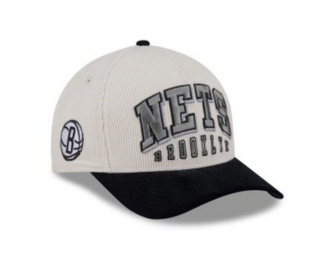 Vista 2 Boné New Era 9FORTY M-CROWN A-FRAME Brooklyn Nets NBA new era preto
