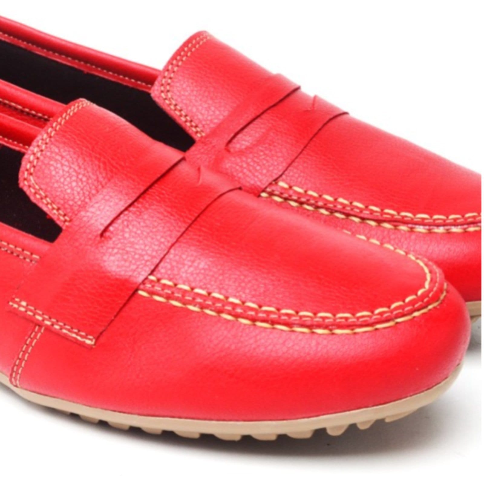Mocassim Feminino diRavena em Couro - Cod200
