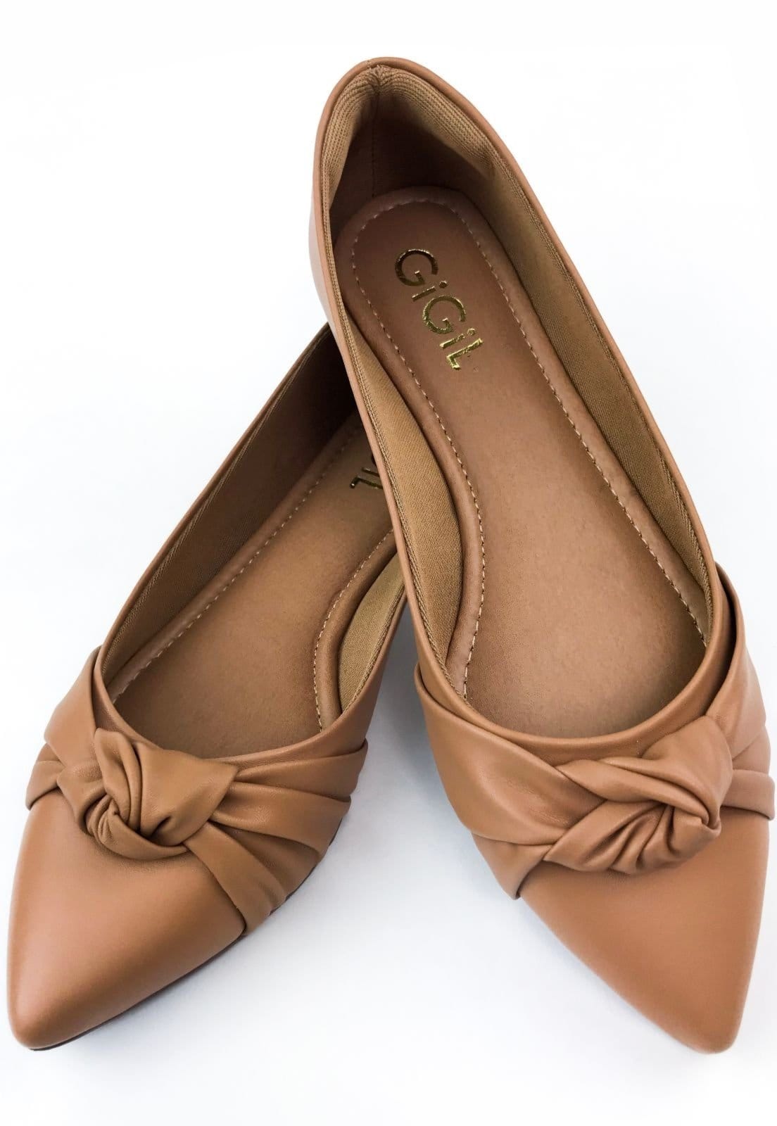 Sapatilha Bico Fino Gigil Com Nó