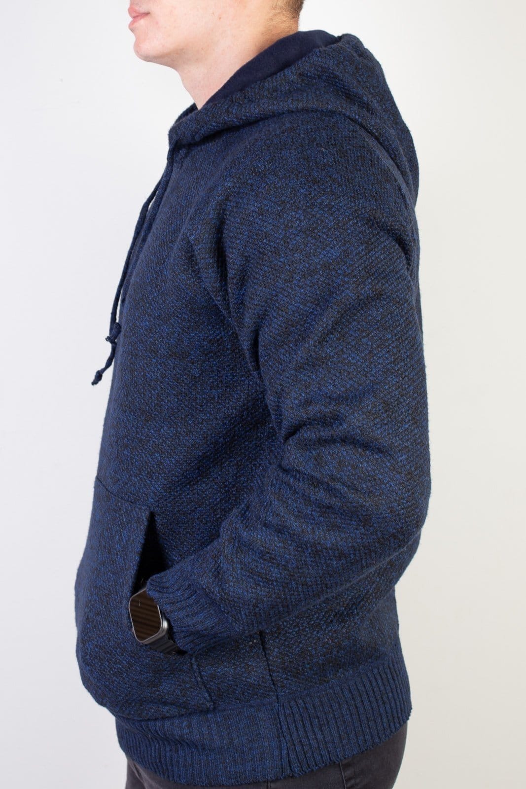 Blusão Enluaze Grosso Térmico Masculino Com Capuz 90150 - Azul Marinho - 2