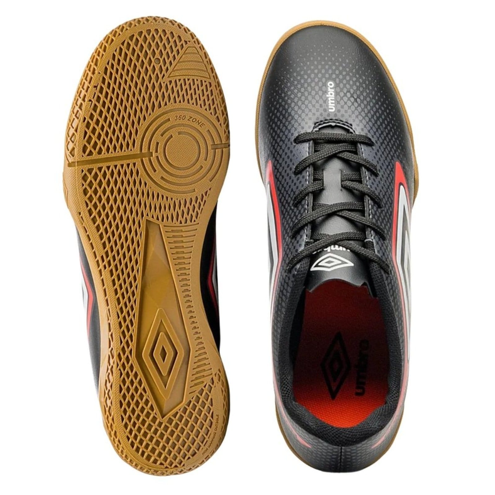 Vista 2 Chuteira Futsal Umbro Cannon U01fb00247 Umbro Umbro preto