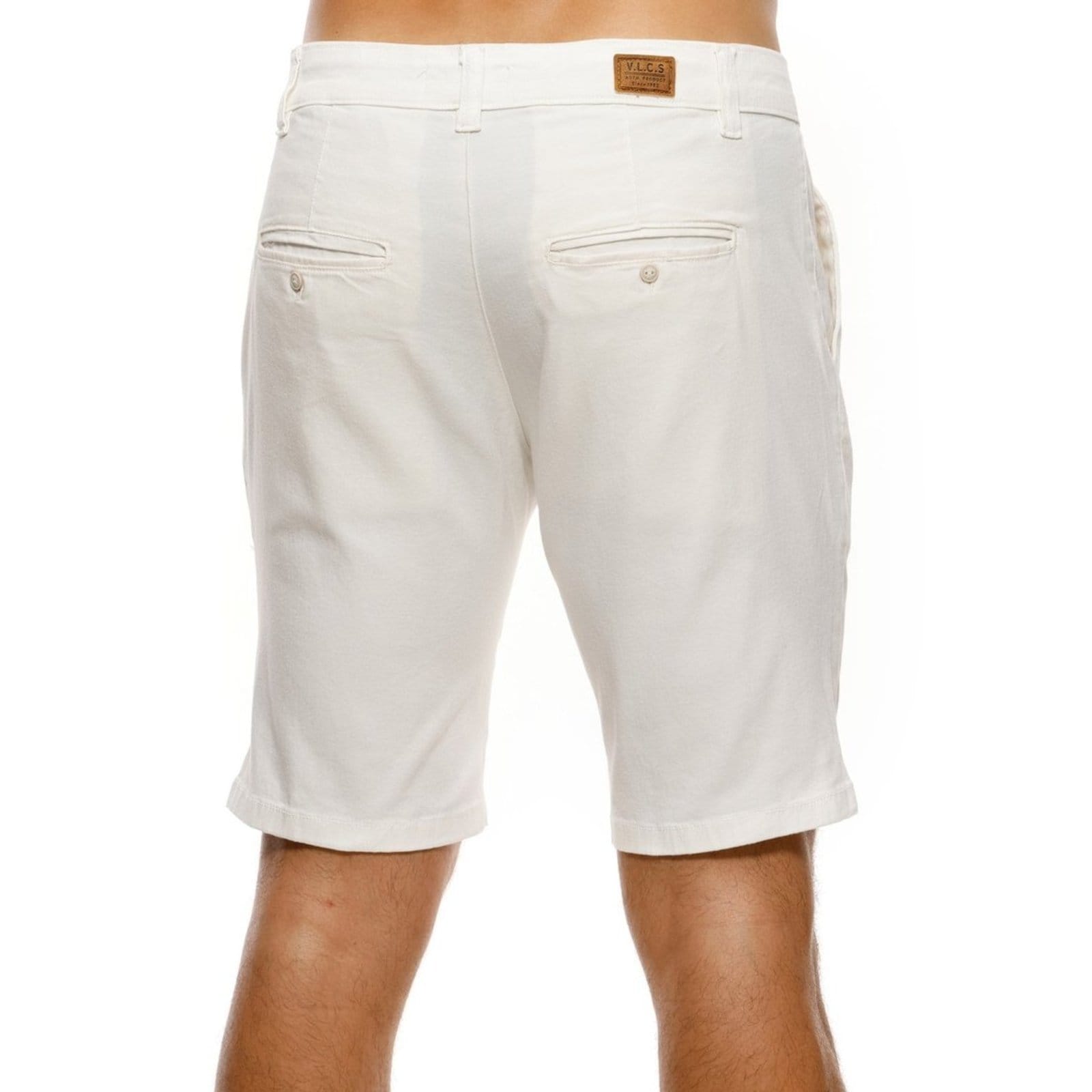Vista 2 Bermuda Masculina Sarja Classica VLCS VLCS VIOLAÇÕES branco