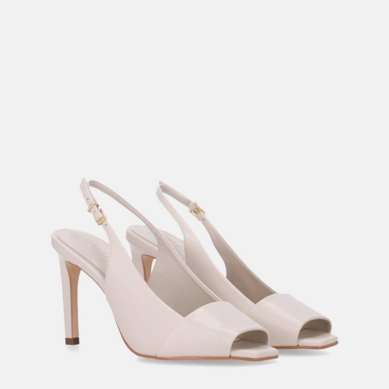 Vista 2 Sandália Salto Luz da Lua - 80870004 Luz Da Lua Off-white Luz Da Lua off-white white