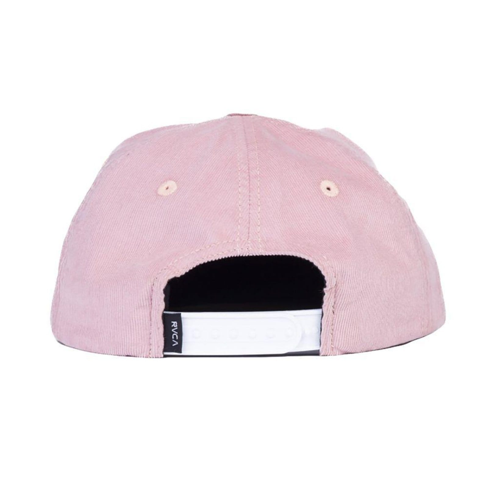 Vista 2 Boné RVCA Aba Reta VA Smile Snapback Escuro RVCA rosa