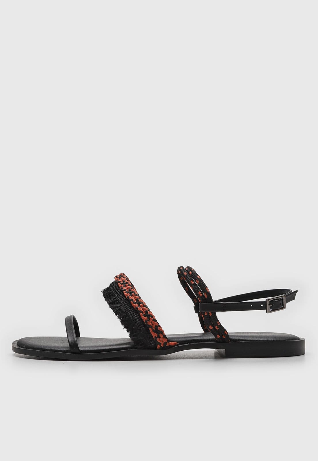 Rasteira Via Mia Franja Preta