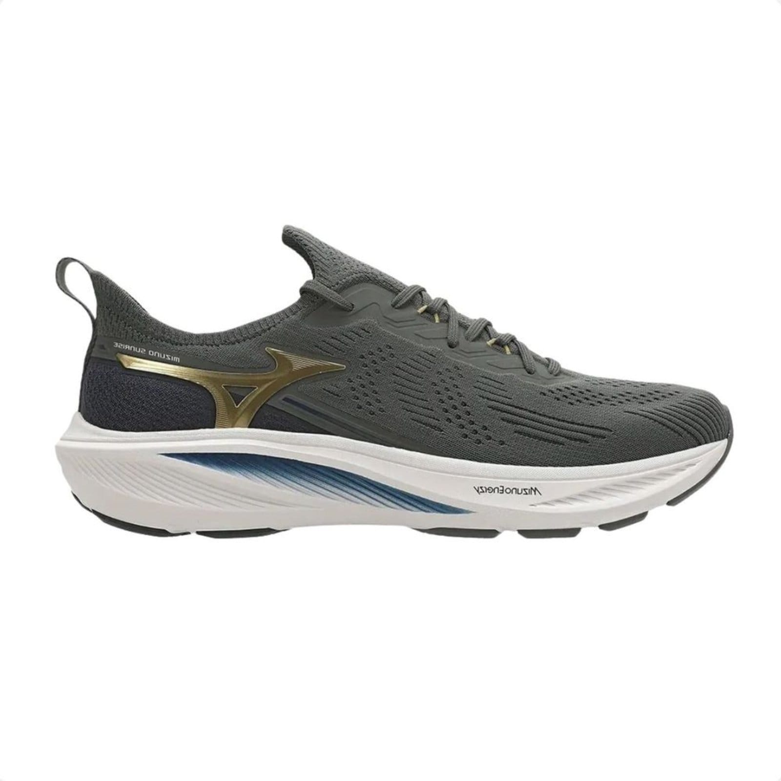 Tênis Corrida Masculino Mizuno Sunrise Chumbo