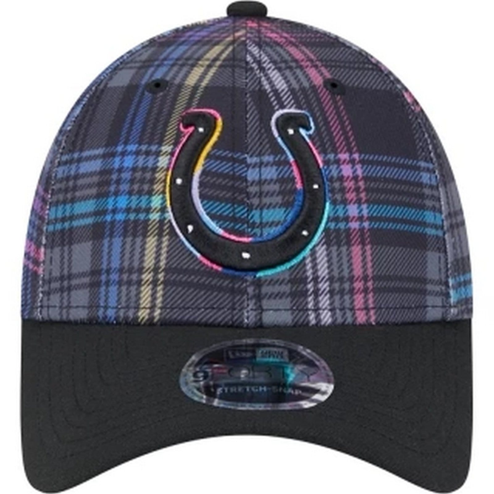 Vista 2 Boné 9FORTY Stretch Snap Indianapolis Colts NFL Crucial Catch 2024 new era multicolorido