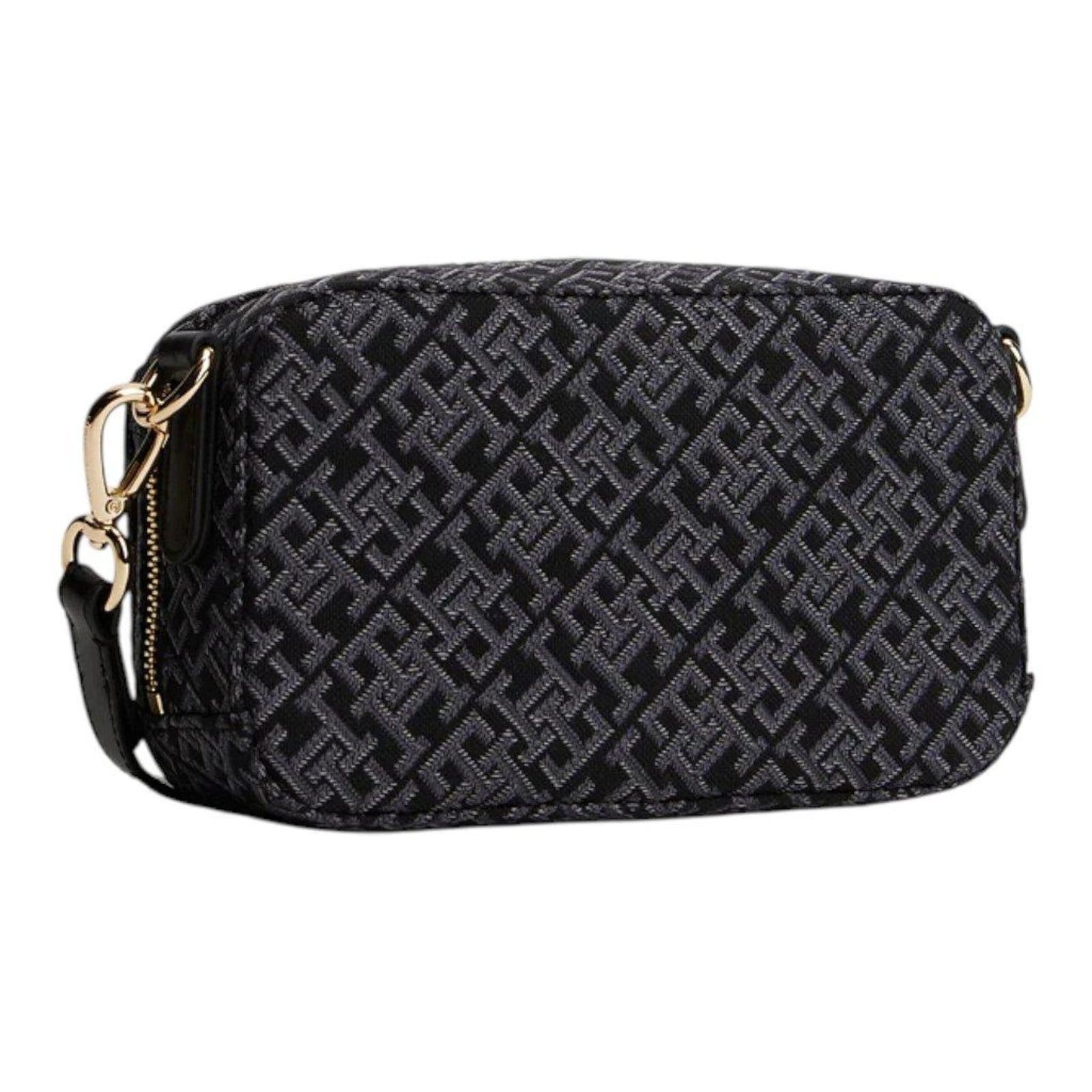 Vista 2 Bolsa Tommy Hilfiger Icon Camera Bag Jacquard Feminino Tommy Hilfiger preto