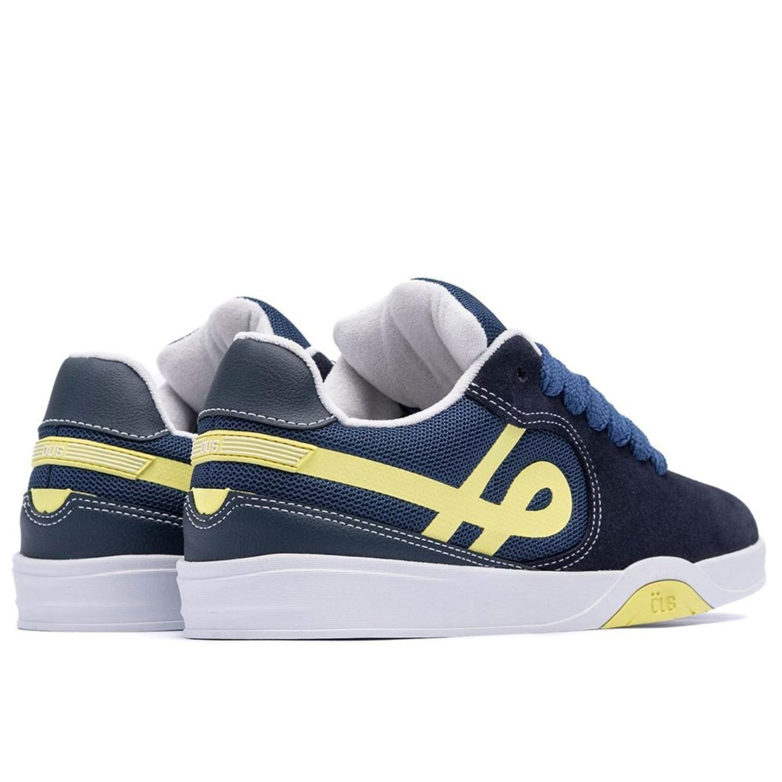 Vista 2 Tênis OUS Imigrante Serie X Lunar Branco Essencial ÖUS azul