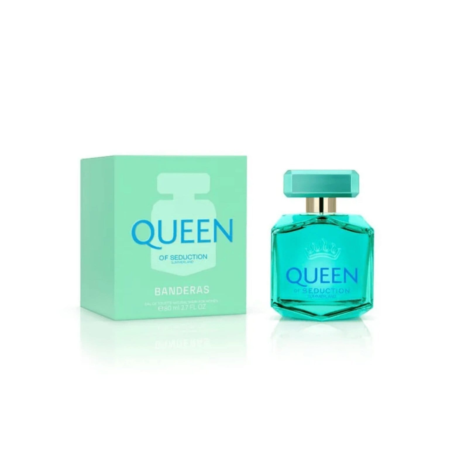 Vista 2 Banderas Queen Of Seduction Summerland Eau de Toilette Antonio Banderas verde